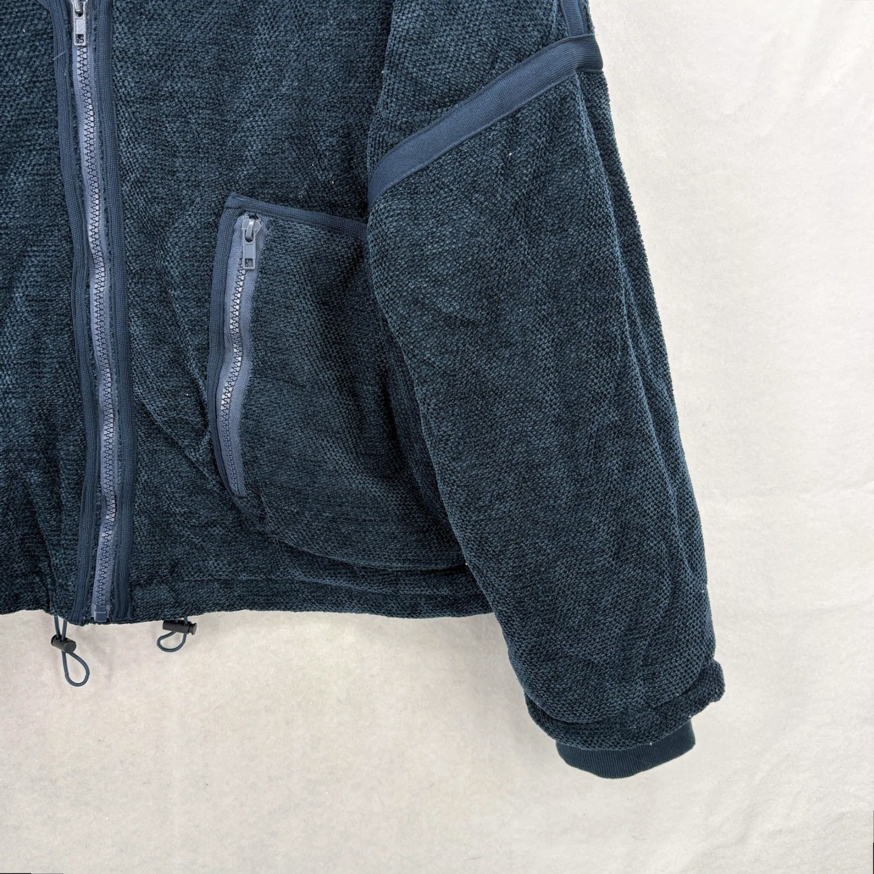 Vintage POL Fleece Jacket Womens L Blue Full Zip Collared Pocket Boho Oversized Size L / US 10 / IT 46 - 3 Thumbnail
