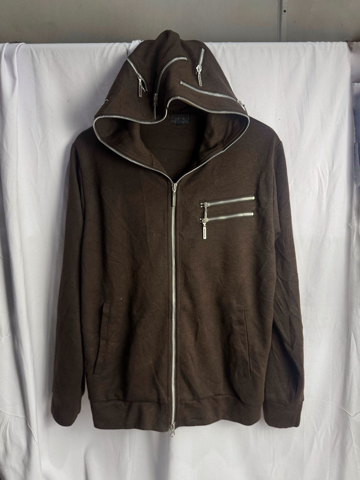 Yasuyuki Ishii Multi Zipper Hoodie Archived Styled Japanese Size US L / EU 52-54 / 3 - 1 Thumbnail