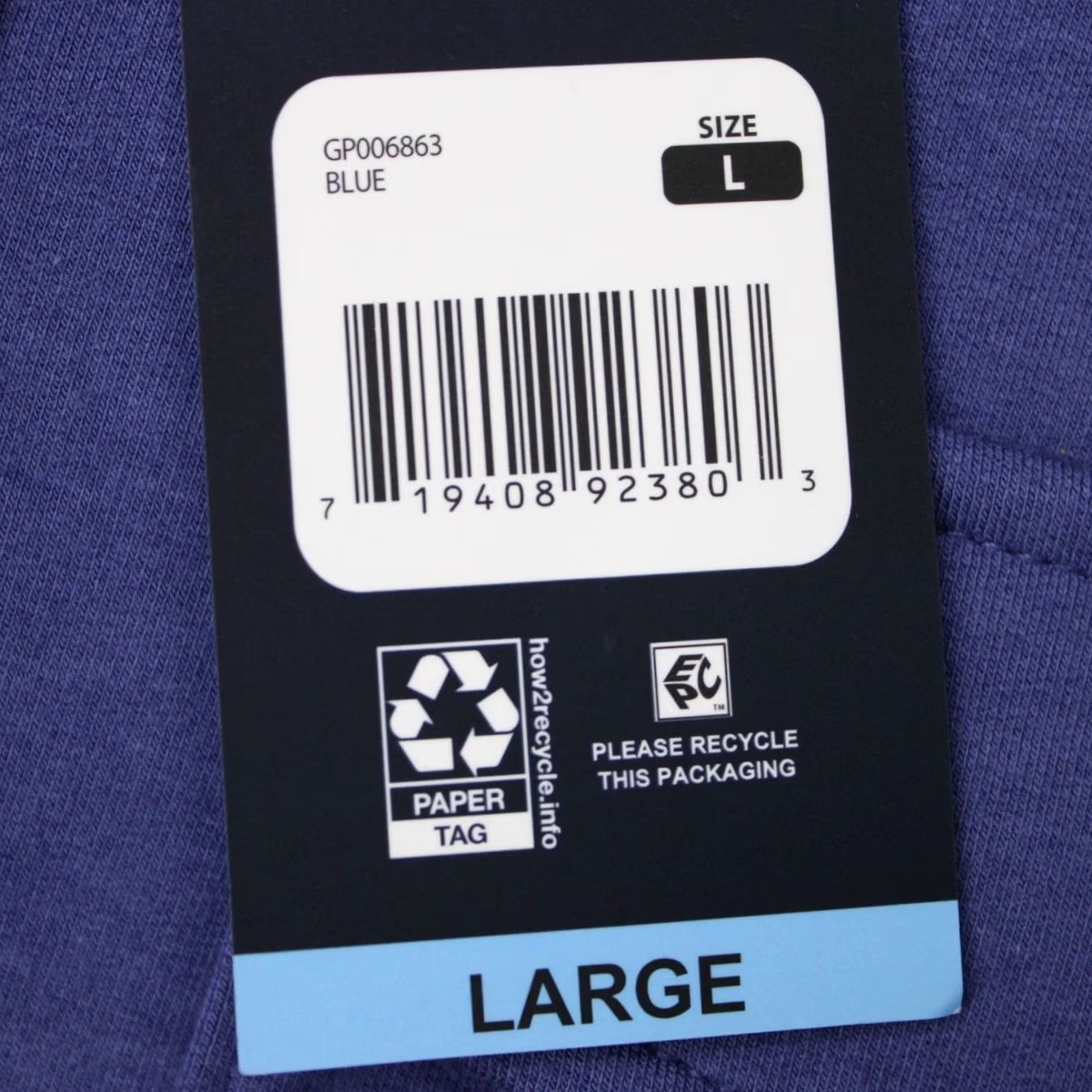 Gap Gap Shirt Mens Large Button-Down Knit Blue NWT Stretch Regular Size Shirt Size US L / EU 52-54 / 3 - 7 Thumbnail