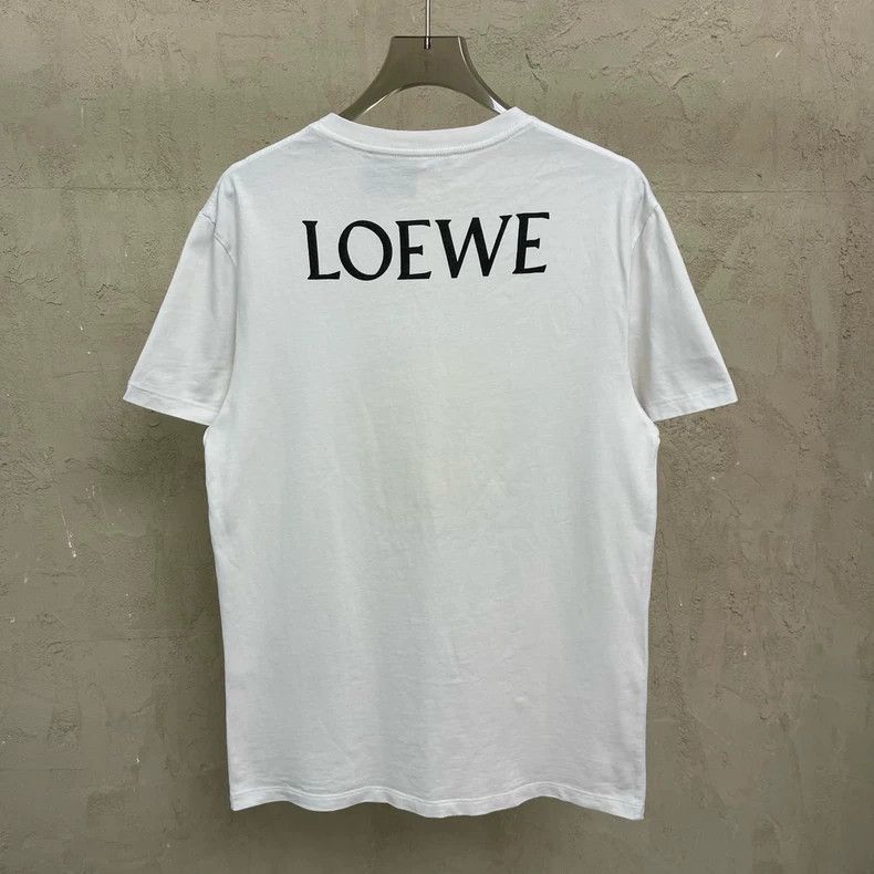 Loewe loewe White smiling face logo short sleeve 2506-Nextarrow Size US S / EU 44-46 / 1 - 2 Thumbnail