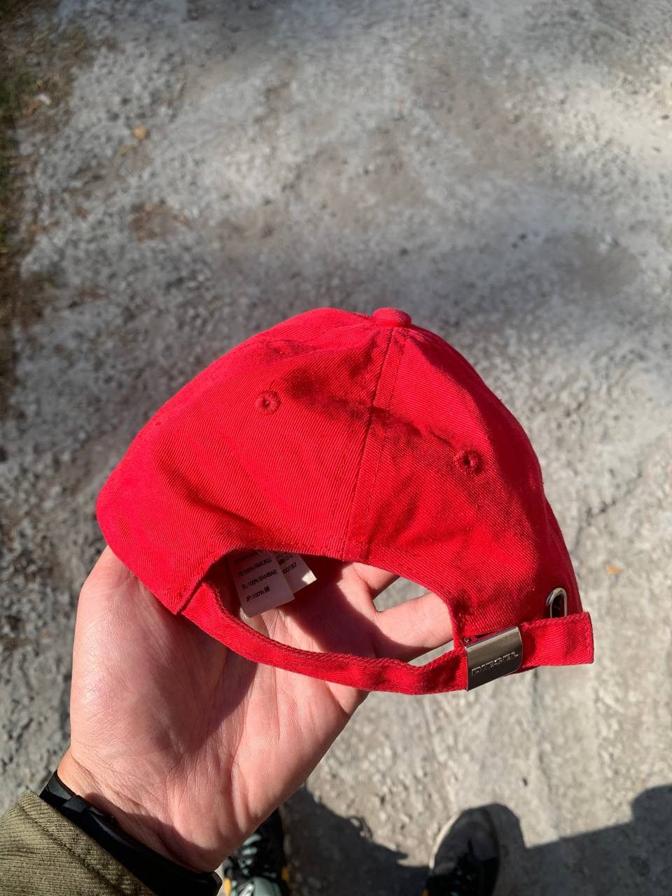 Diesel × Vintage VERY RARE DIESEL SUMMER CAP BIG LOGO HATS Y2K JAPAN STYLE Size ONE SIZE - 7 Thumbnail