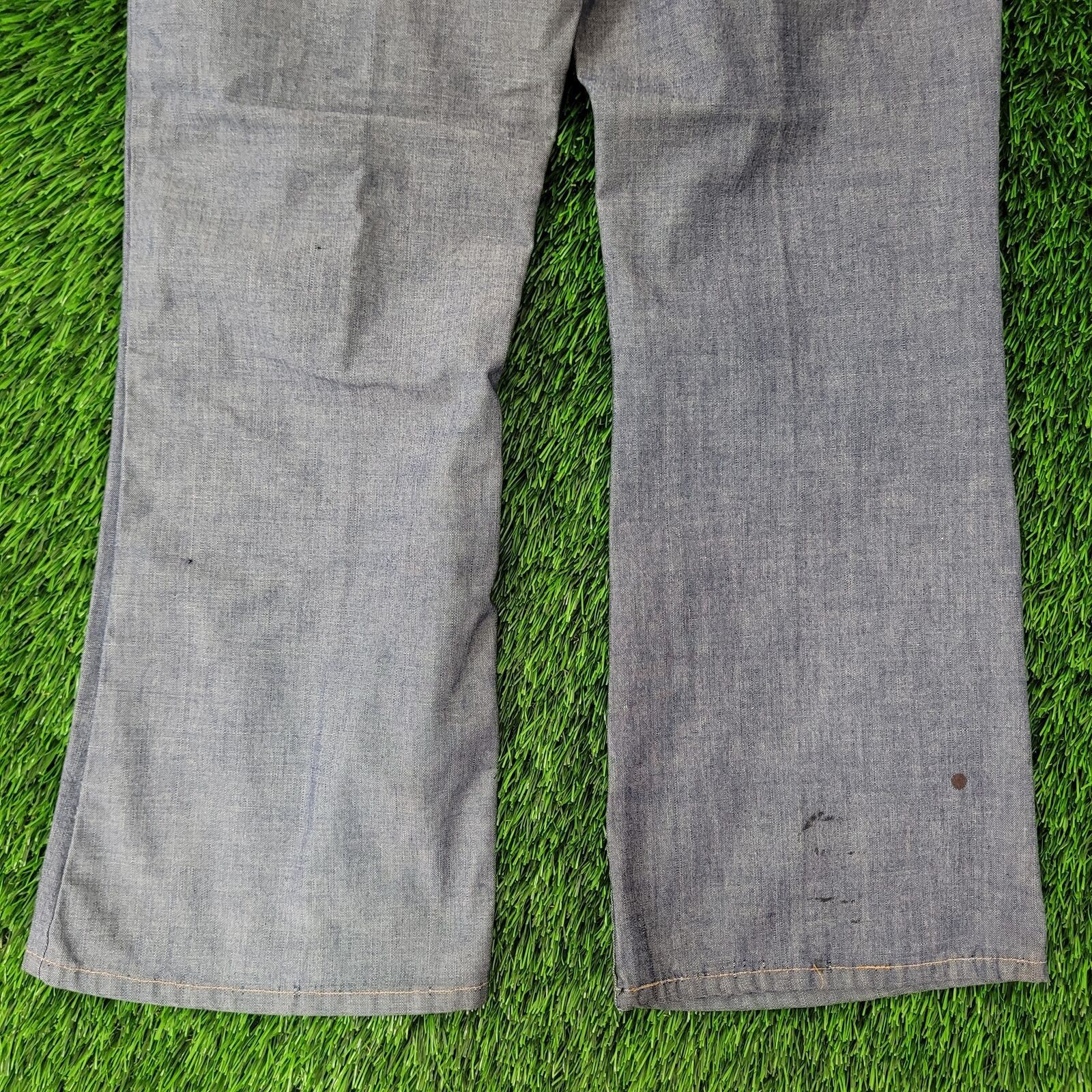 Levi's VTG 70s Levis Orange Tab Flares 30x26 Talon Bell Bottoms Size US 30 / EU 46 - 13 Thumbnail