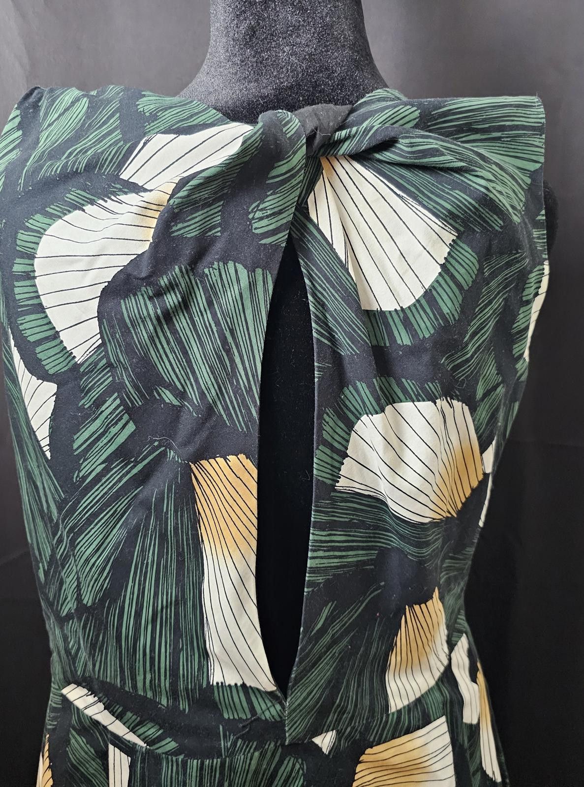Other Maria Bonita Extra Dress Green & Black Womens Size 10 Size L / US 10 / IT 46 - 4 Thumbnail