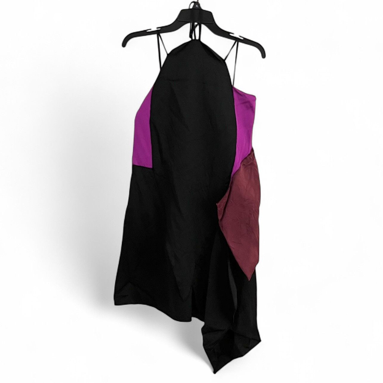 Miu Miu Miu Miu Y2K Silk Colorblock Halterneck Dress Size XS / US 0-2 / IT 36-38 - 1 Thumbnail