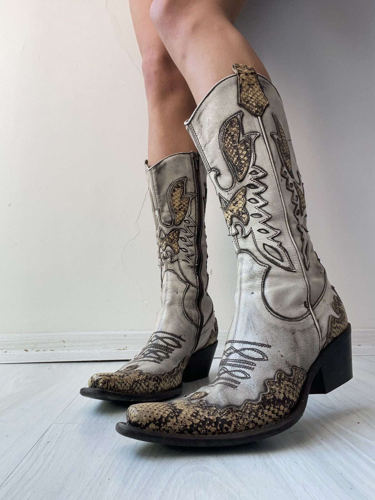 Vintage Vintage cowboy boots Size US 6.5 / IT 36.5 - 2 Thumbnail