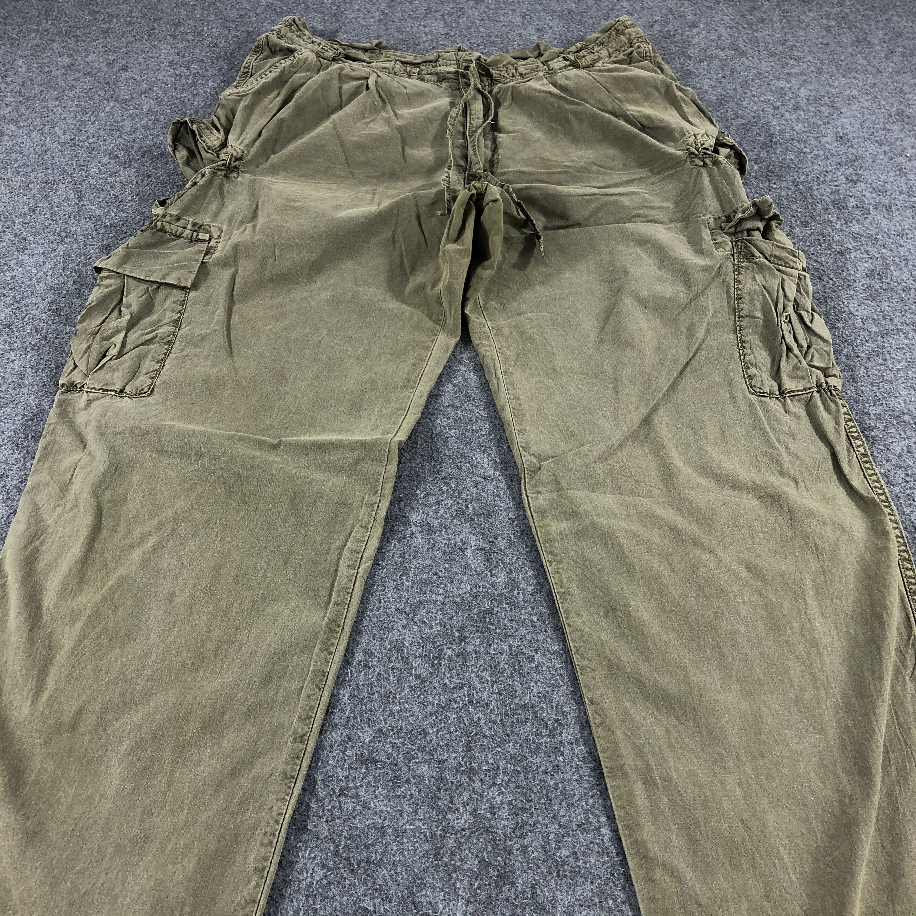 Avirex Avirex Cargo Pants Multi Pocket Tactical Parachute Trousers Size US 30 / EU 46 - 3 Thumbnail