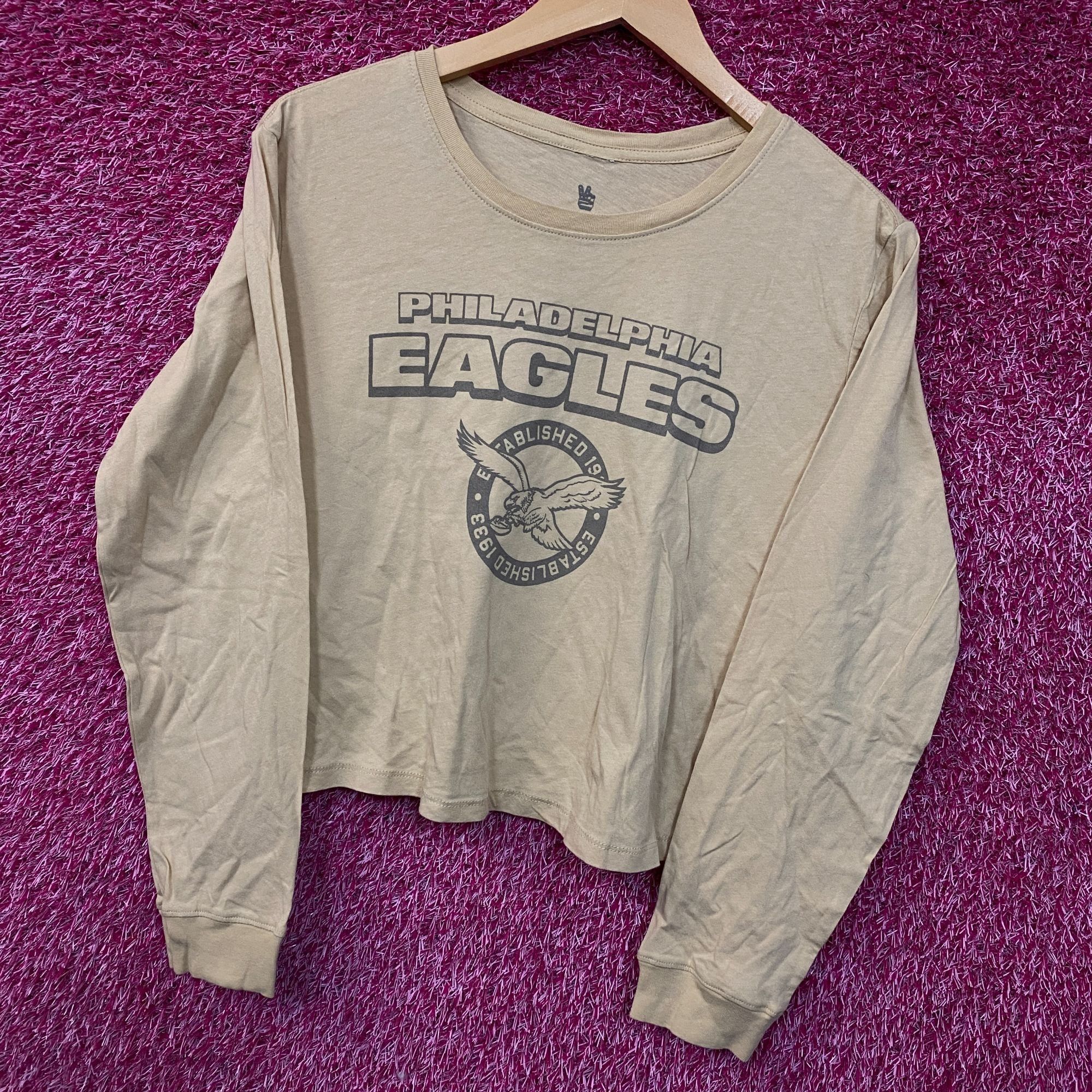 Junk Food Junk Food Clothing Philadelphia Eagles Women's Brown Croppe Size S / US 4 / IT 40 - 3 Thumbnail