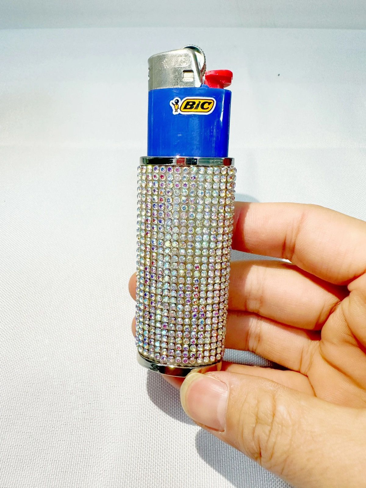 Other Shiny Diamond Metal Lighter Case Holder Size ONE SIZE - 2 Thumbnail