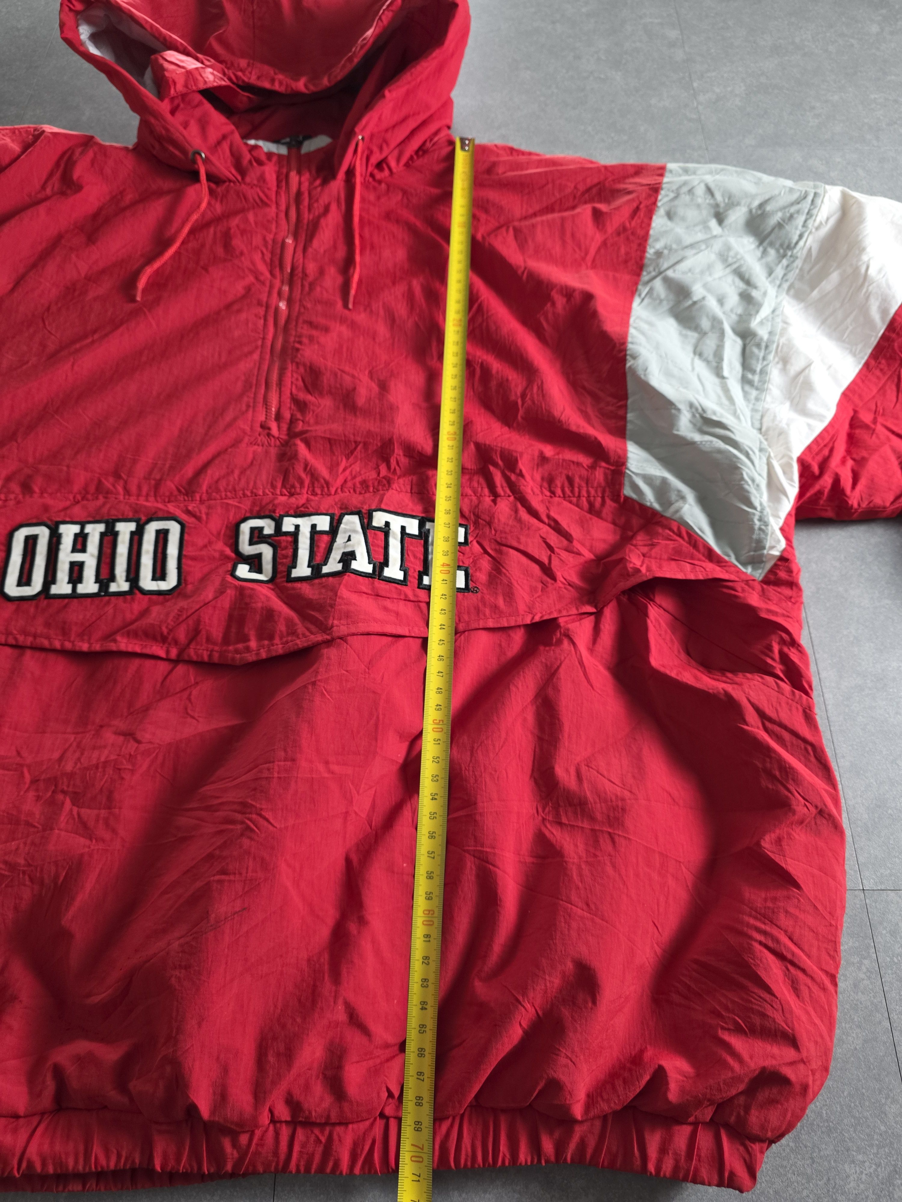 Starter Ohio State Buckeyes Starter Anorak Jacket Vintage Size US XL / EU 56 / 4 - 10 Thumbnail