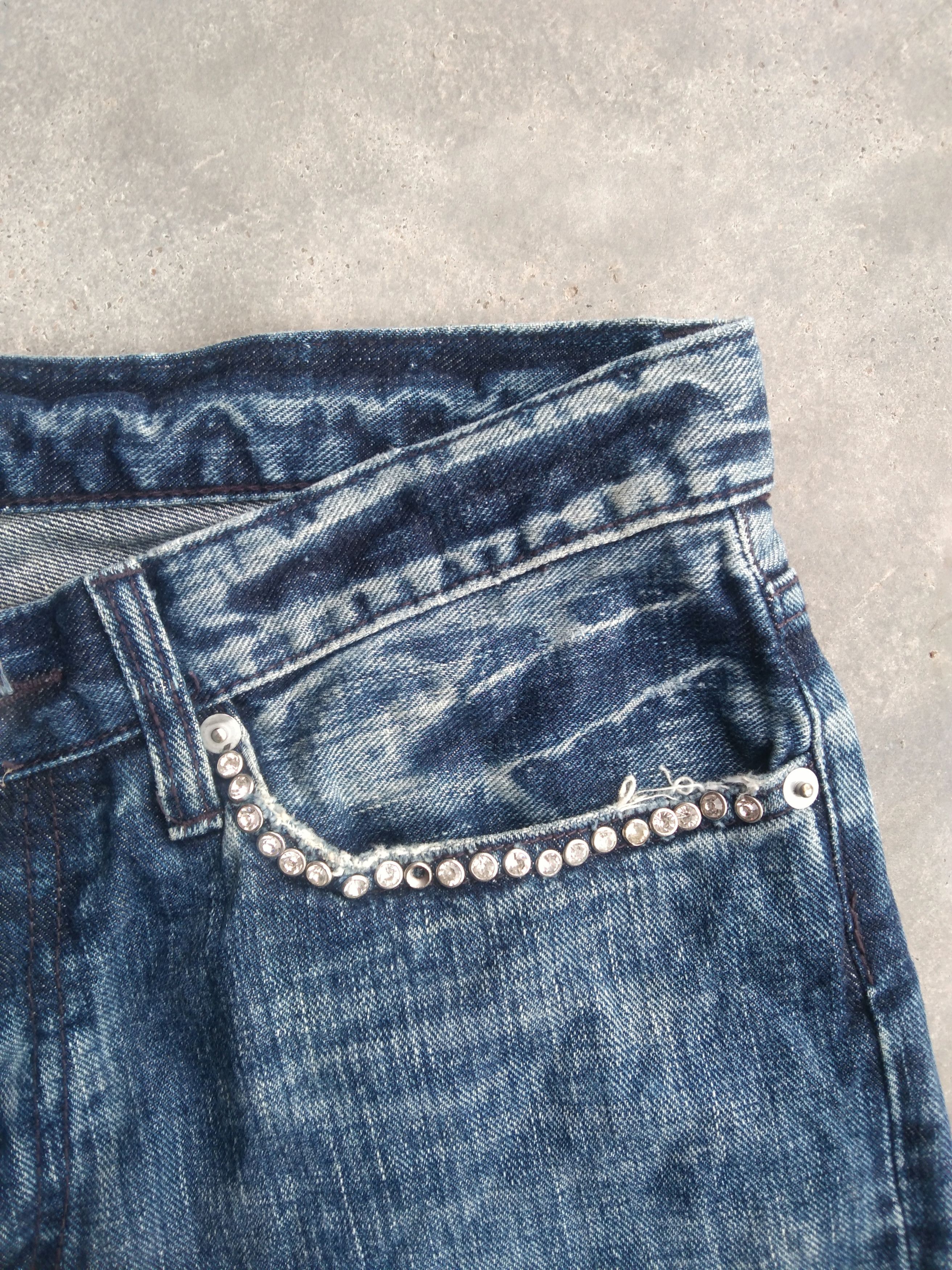 Japanese Brand Japanese Brand Abx Boot Cut Distressed Jeans 30x29 Size US 30 / EU 46 - 4 Thumbnail