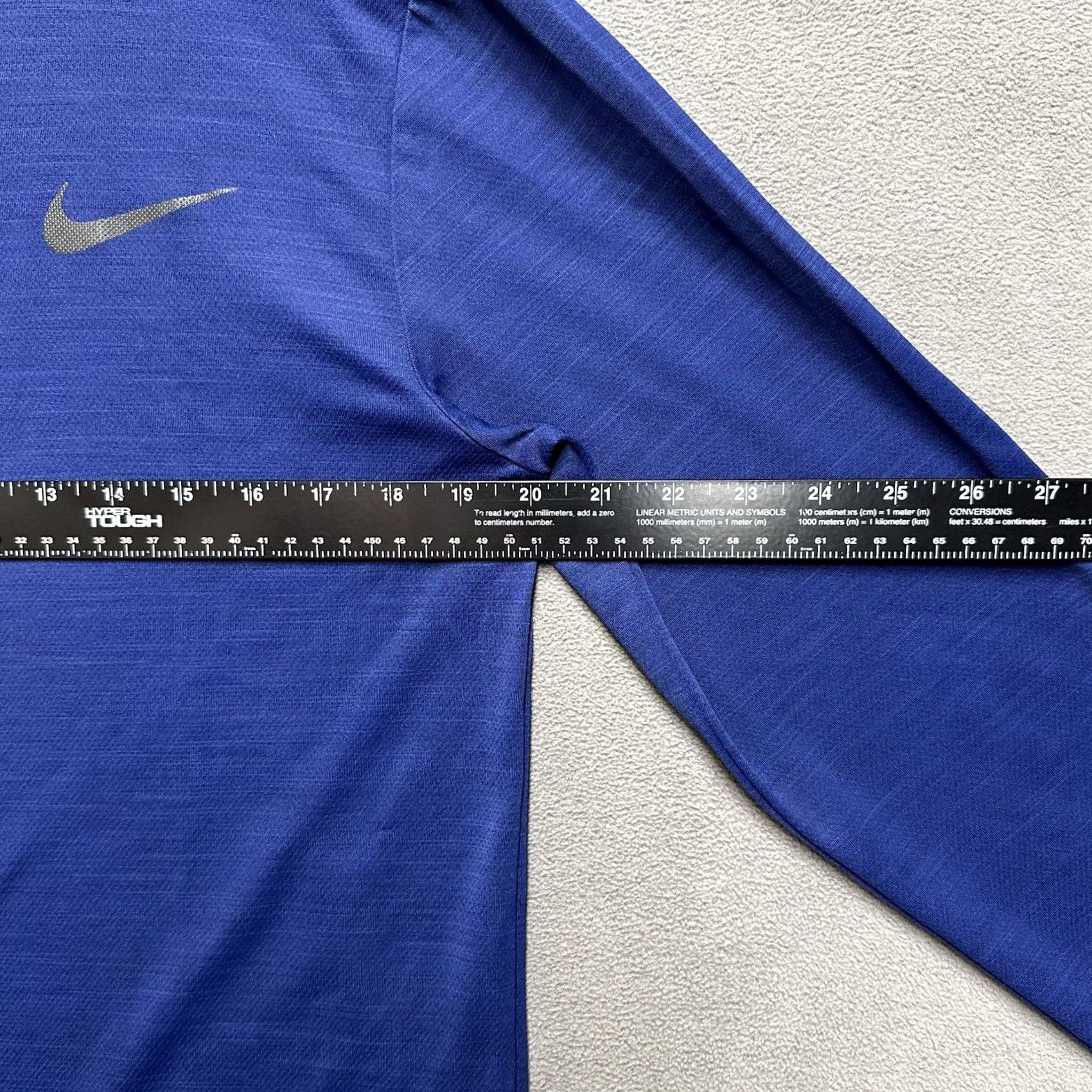 Nike Nike Shirt Men Medium Blue 1/4 Zip Pullover Training Running Breathe AR3716-492 Size US M / EU 48-50 / 2 - 7 Thumbnail