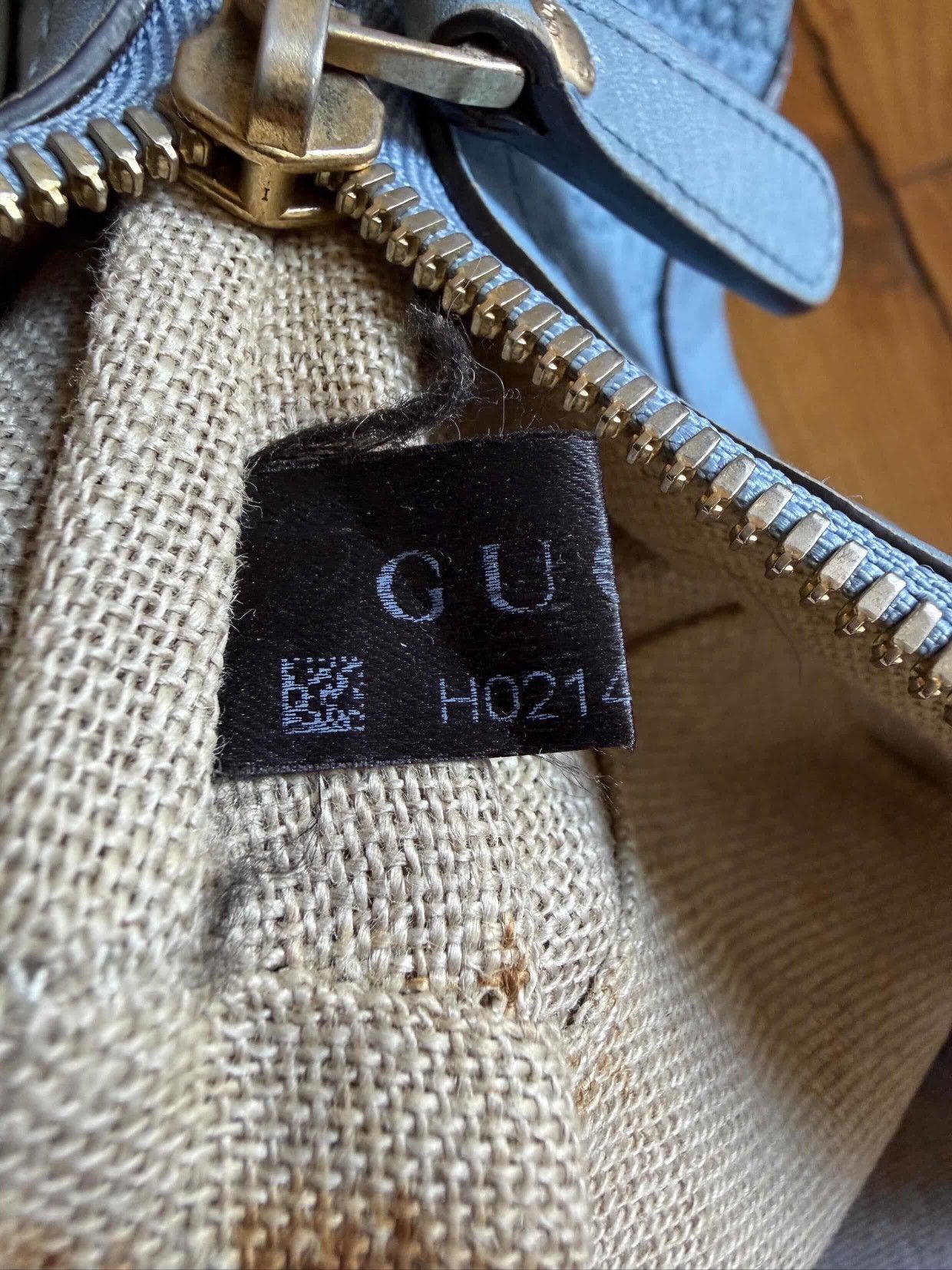 Gucci GUCCI BLUE MICRO GUCCISSIMA CROSSBODY LEATHER BAG Size ONE SIZE - 22 Thumbnail
