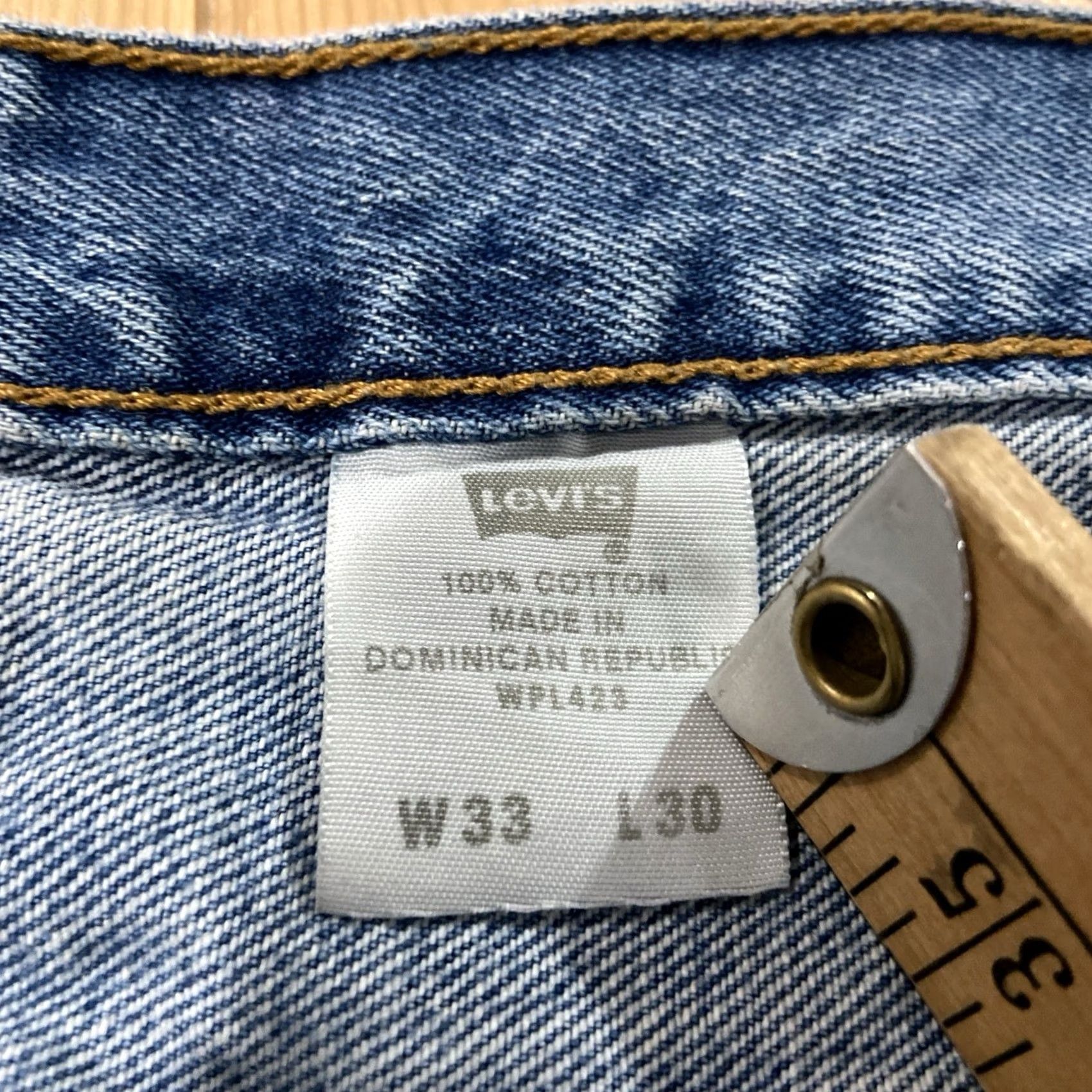 Levi's VINTAGE Levi's 501 XX Jeans Men 33x30 Button Fly Medium Wash Regular 5-Pocket Denim Blue 90s Style Size US 33 - 3 Thumbnail