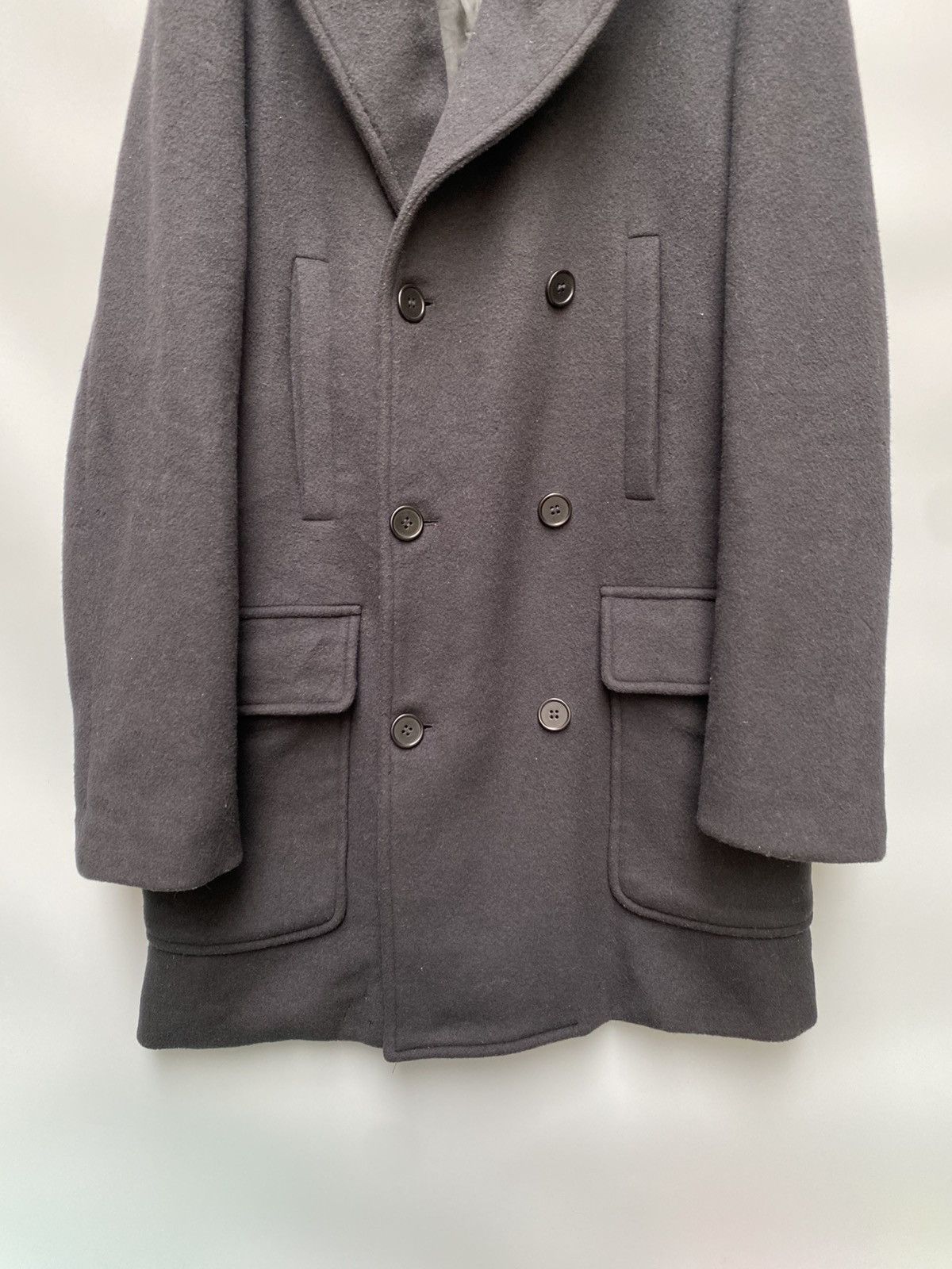 Ruffo Research 2000s Ruffo by Raf Simons- Double Breasted Wool Blend Coat Size US M / EU 48-50 / 2 - 6 Thumbnail