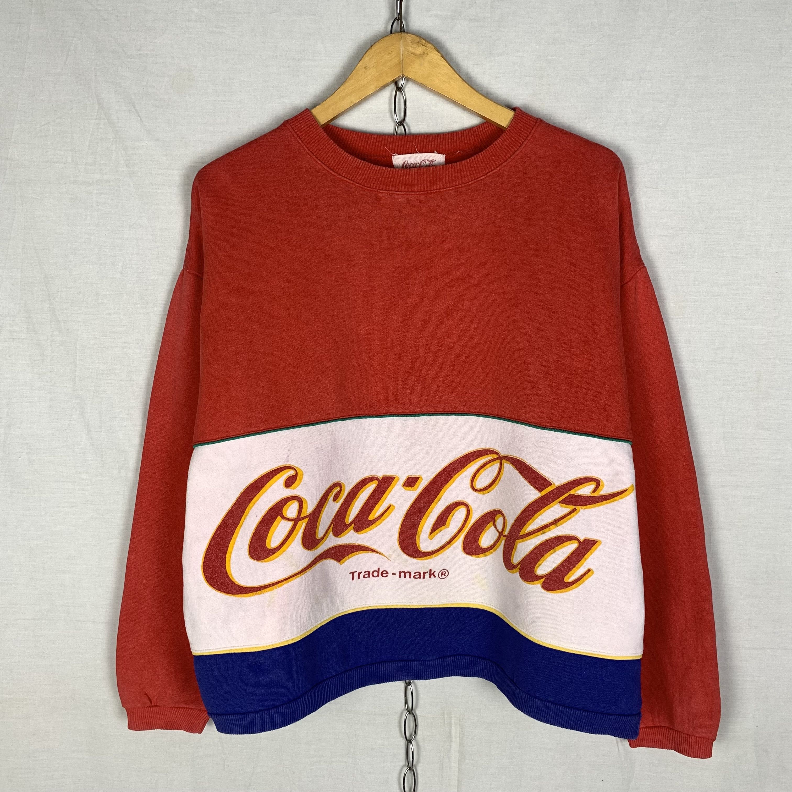 Coca Cola Vintage 90s Coca Cola Sweatshirt Boxy Size US M / EU 48-50 / 2 - 1 Thumbnail