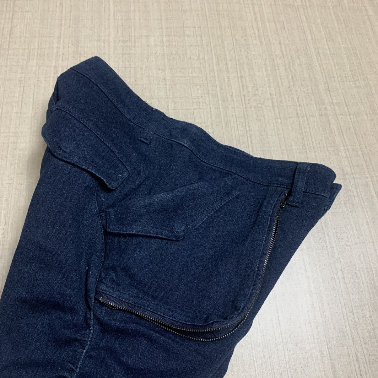 Japanese Brand 2000s japanese archive atsuro tayama cargo denim pants Size US 34 / EU 50 - 4 Thumbnail