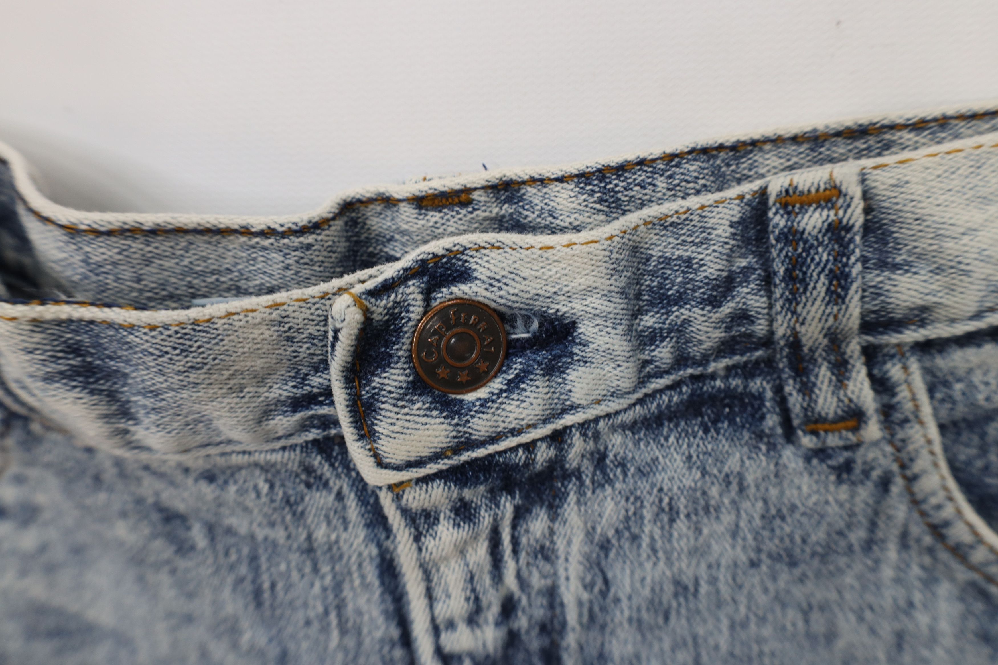 Vintage Vintage 90s Streetwear Acid Wash Cut Off Denim Jean Shorts Size 28" / US 6 / IT 42 - 7 Thumbnail