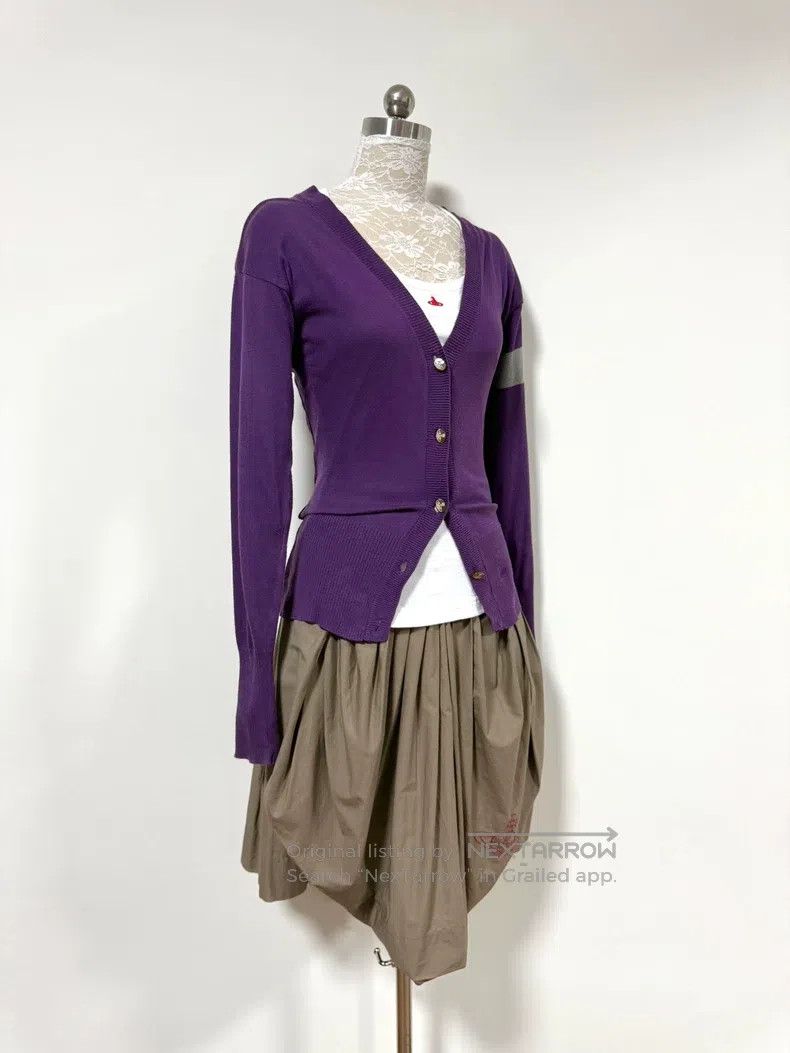 Vivienne Westwood Vivienne Westwood Purple Skull Saturn Knit Long Sleeve Car Size M / US 6-8 / IT 42-44 - 3 Thumbnail