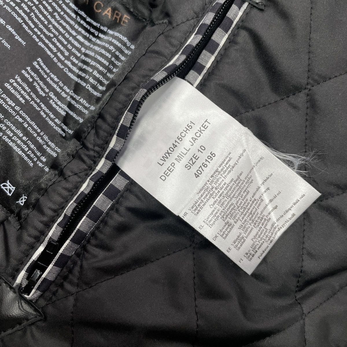 Barbour Barbour International Deep Mill Waxed Women Jacket Size 10 Size S / US 4 / IT 40 - 17 Thumbnail
