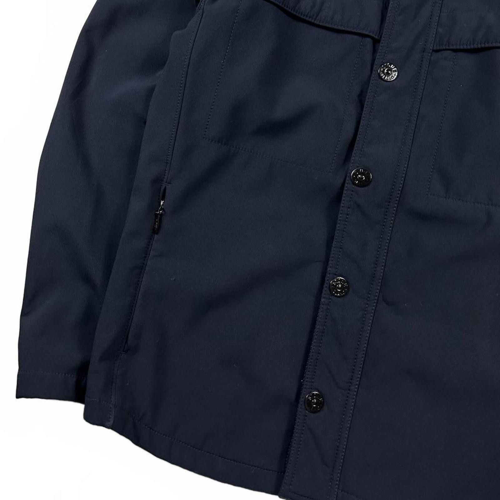 Stone Island Stone Island Soft Shell R Zip Up Jacket Navy Blue Medium Size US M / EU 48-50 / 2 - 4 Thumbnail