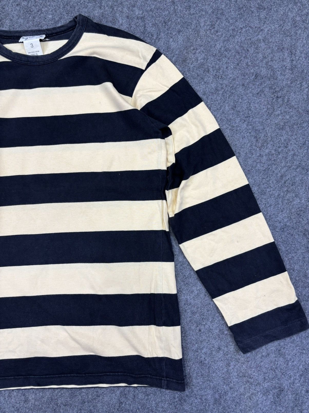 agnes b. Agnes B Prisoner Stripes Long Sleeves Shirt F975 Size US M / EU 48-50 / 2 - 3 Thumbnail