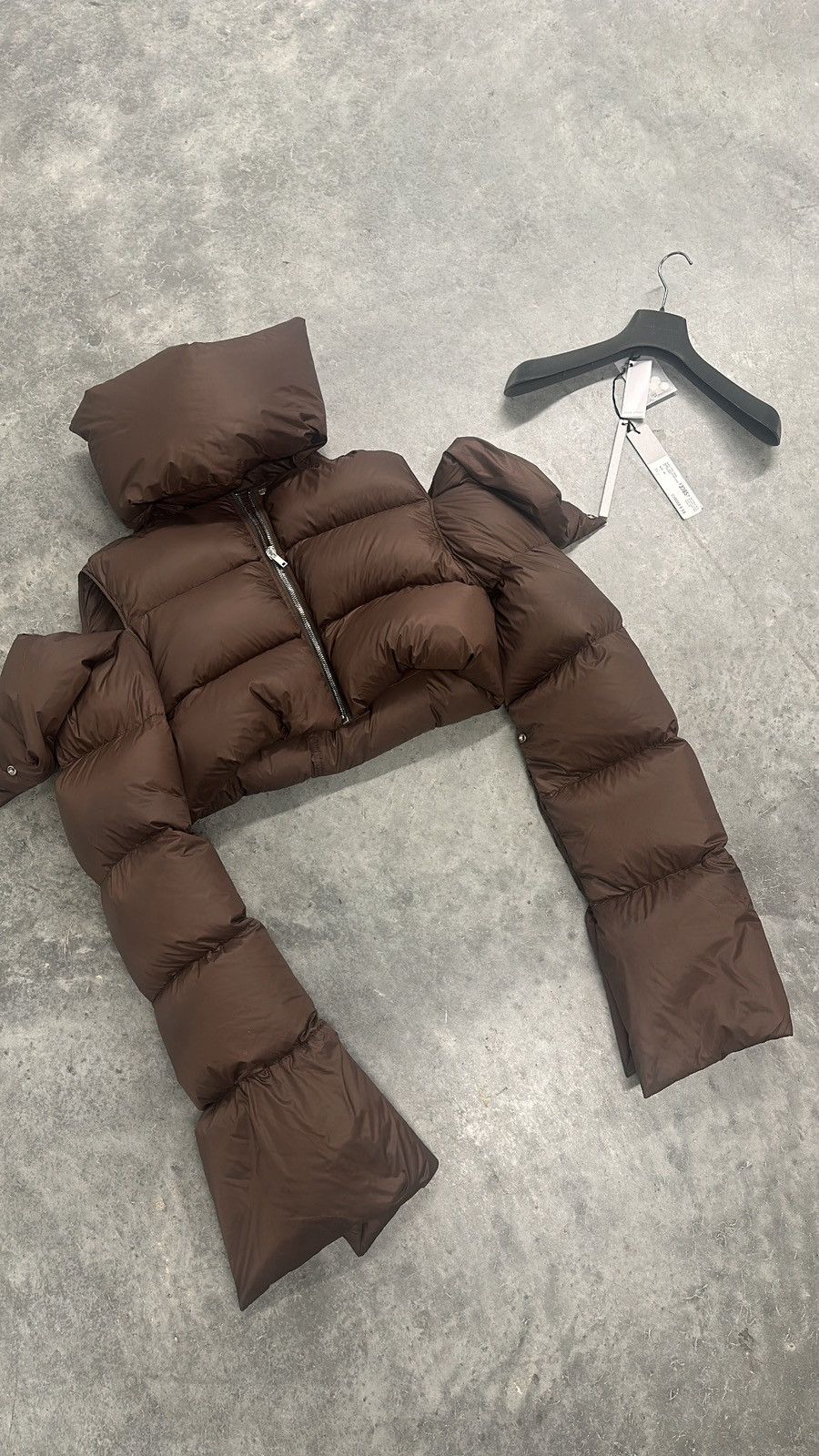 Rick Owens Rick owens LUXOR FW 23 brown runway puffer Size XL / US 12-14 / IT 48-50 - 2 Thumbnail