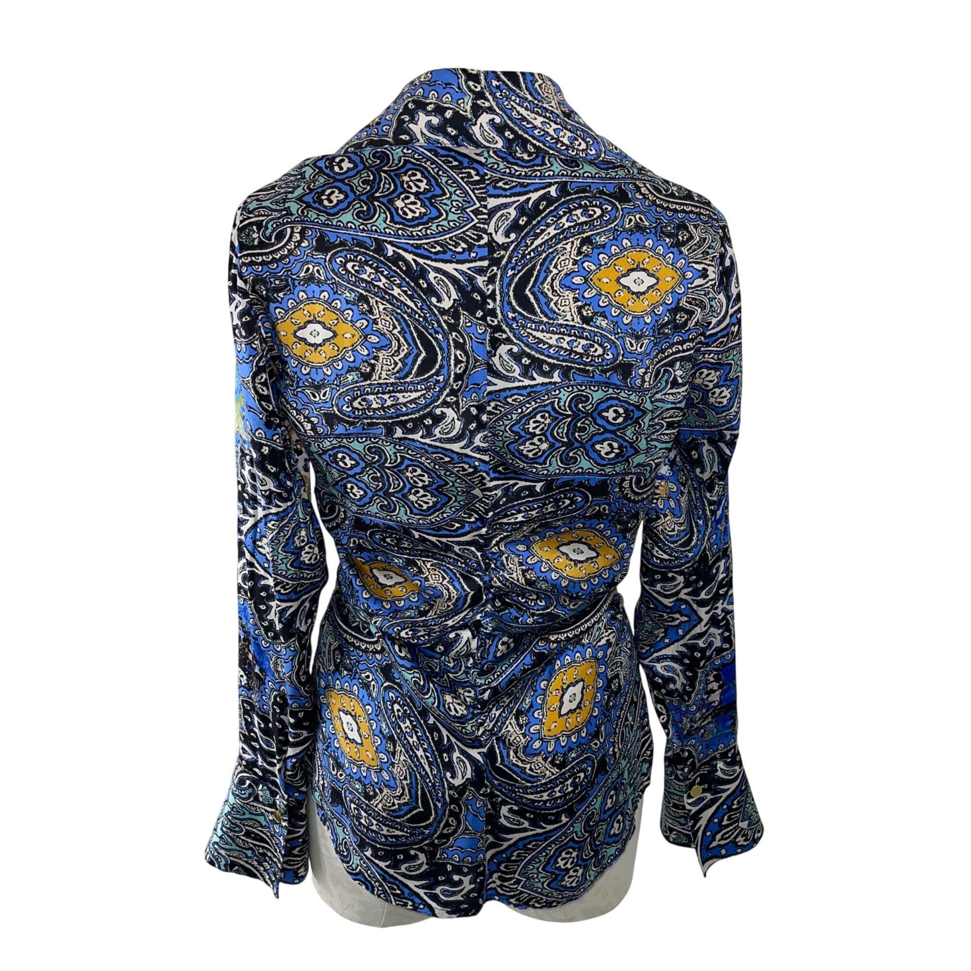 Vintage Cache Vintage 90s Y2k Womens Blouse Size Medium Size M / US 6-8 / IT 42-44 - 2 Thumbnail