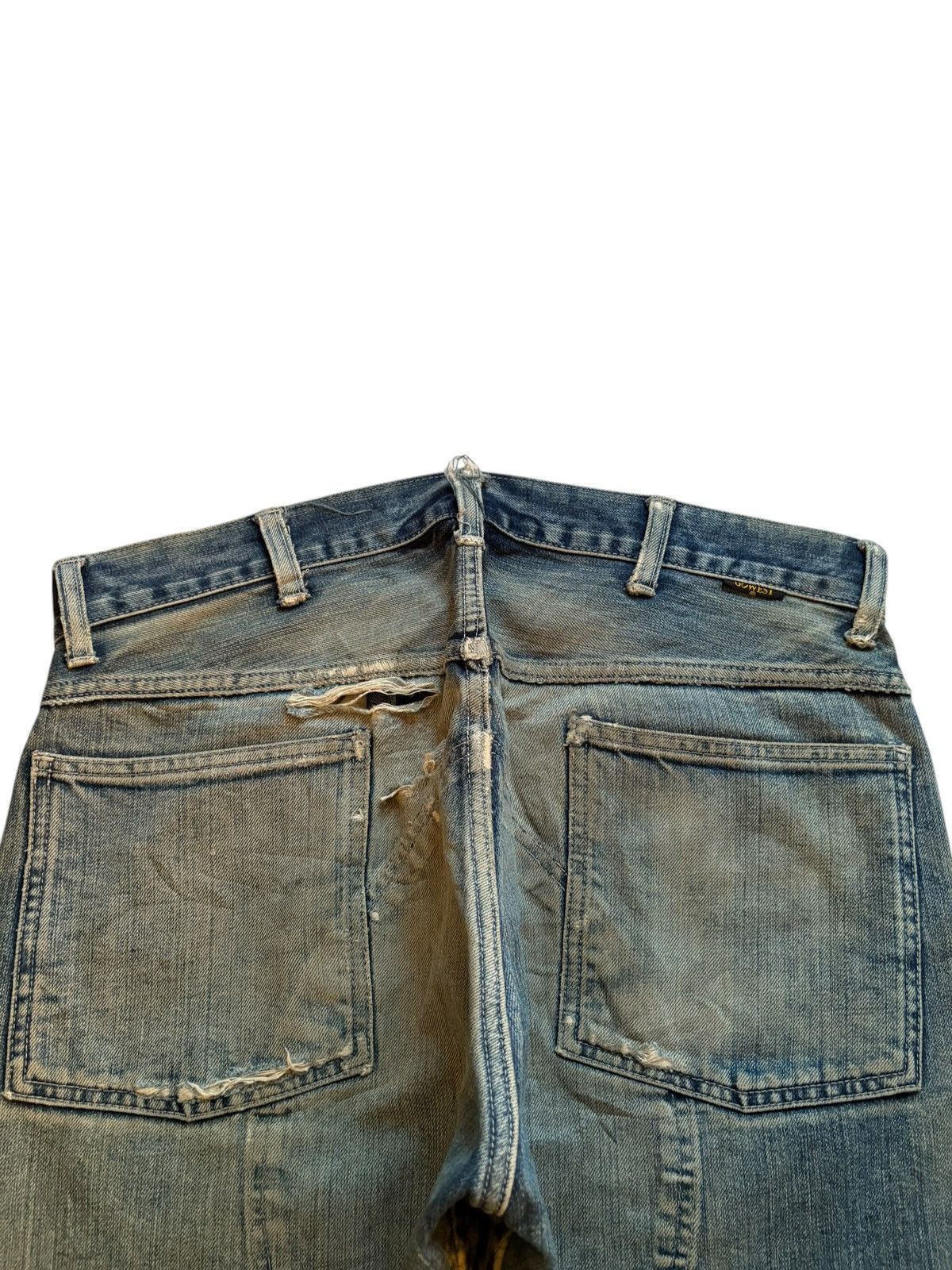 Japanese Brand Vintage Japanese Gowest Mud Wash Military Baggy Jeans Size US 34 / EU 50 - 8 Thumbnail