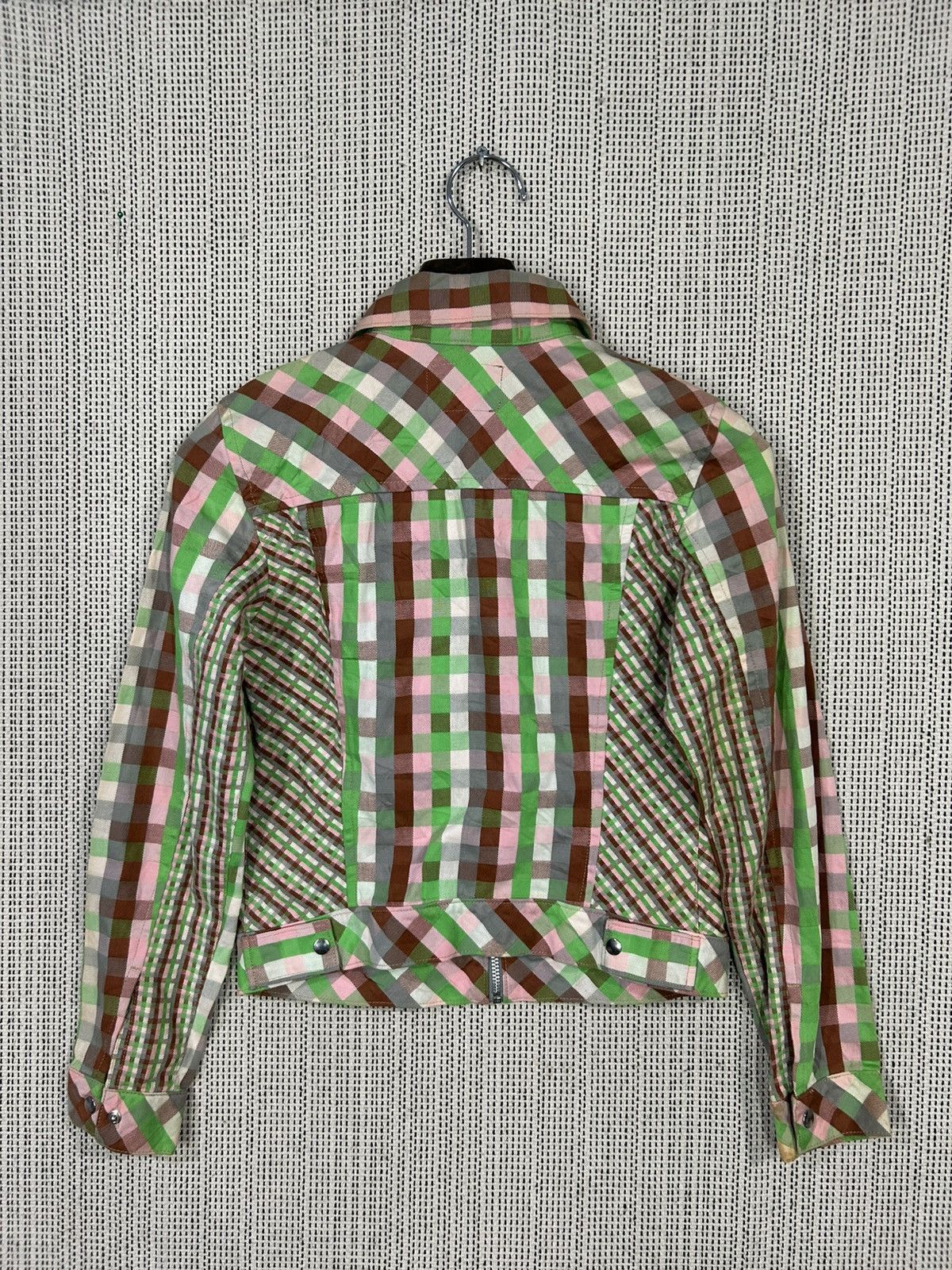 Zucca Vintage zucca plaid check jacket zipper Size S / US 4 / IT 40 - 6 Thumbnail