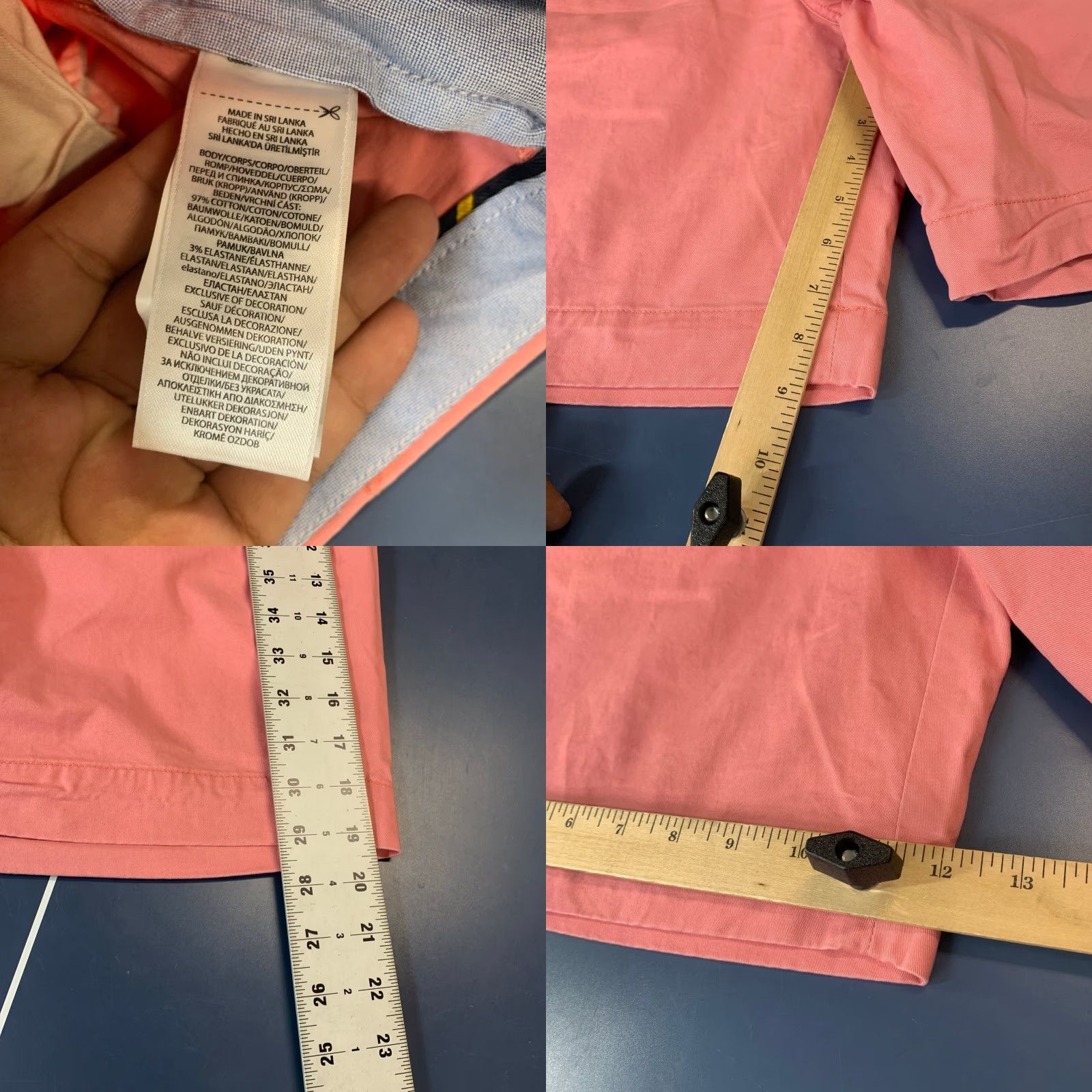 Polo Ralph Lauren Polo Ralph Lauren Pink Chino Shorts Mens Size 36 36x9 Stretch Classic Fit Preppy Size US M / EU 48-50 / 2 - 8 Thumbnail
