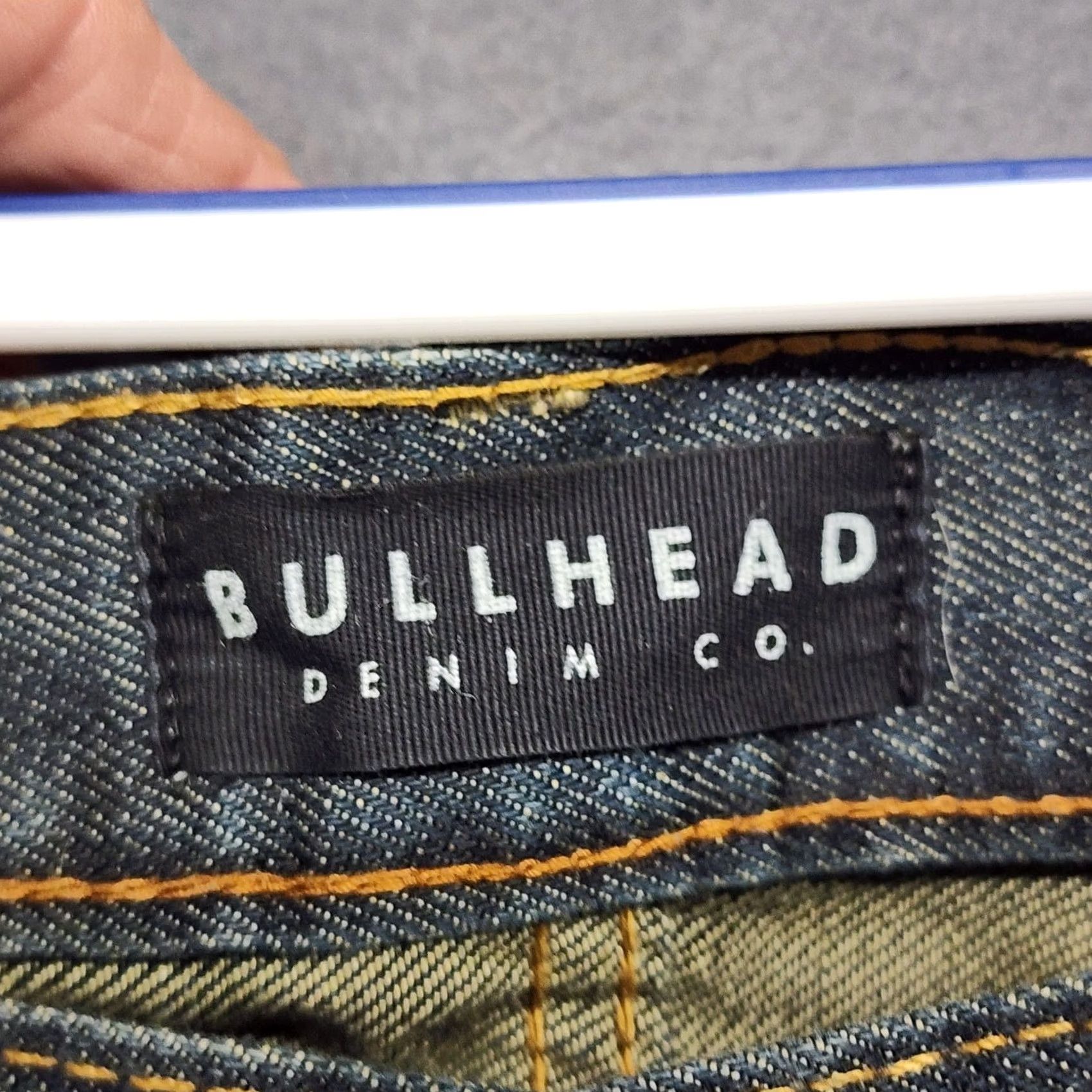 Pacsun Bullhead Denim Jeans Skinny Dark Wash 36x32 Mens Regular Inseam 32 PacSun Blue Cotton Size US 36 / EU 52 - 3 Thumbnail