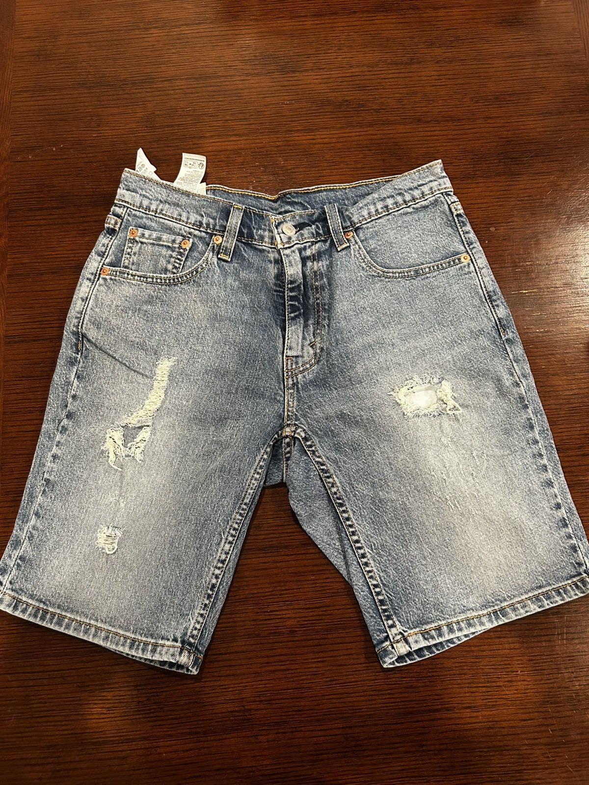 Levi's Slim denim shorts Size US 30 / EU 46 - 1 Thumbnail