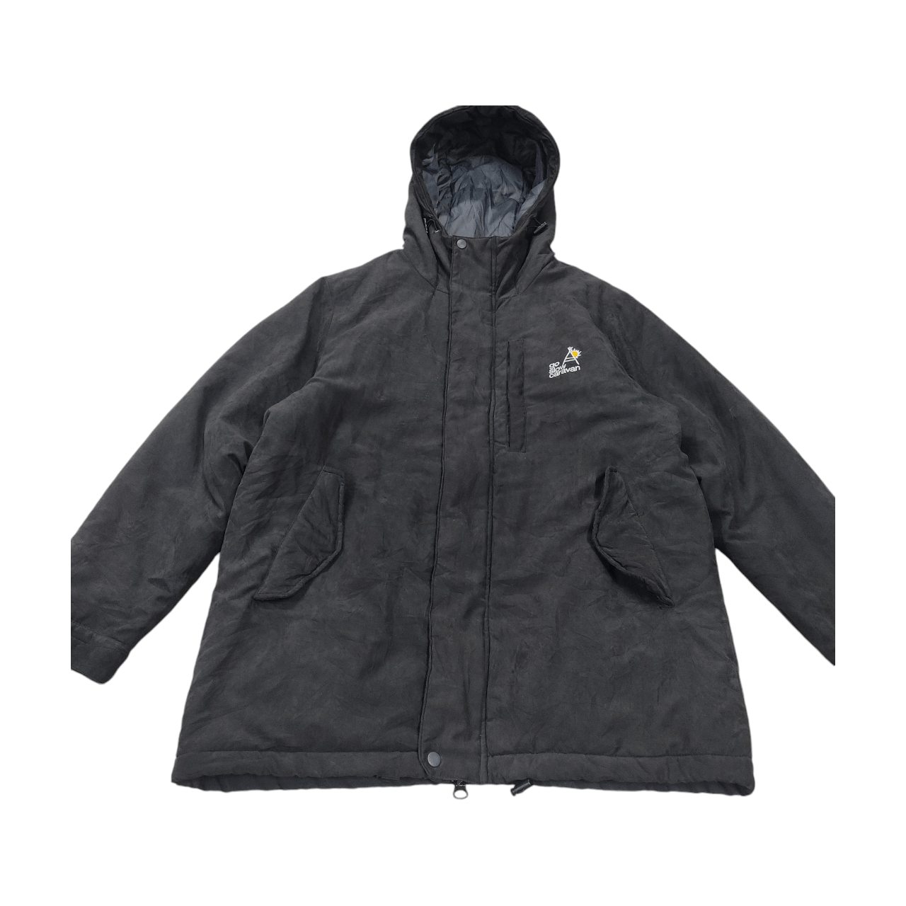 go slow caravan GO SLOW CARAVAN Warm Hooded Jacket Size US L / EU 52-54 / 3 - 4 Thumbnail