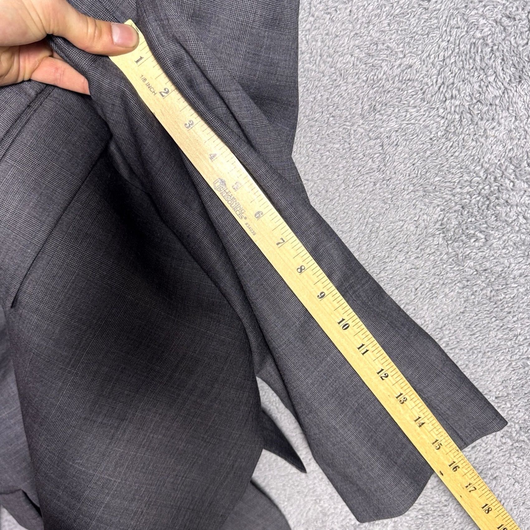Ralph Lauren Ralph Lauren Suit Men 52R 38x26 2 Piece Set Glen Check 100% Pure New Wool Size 52R - 7 Thumbnail