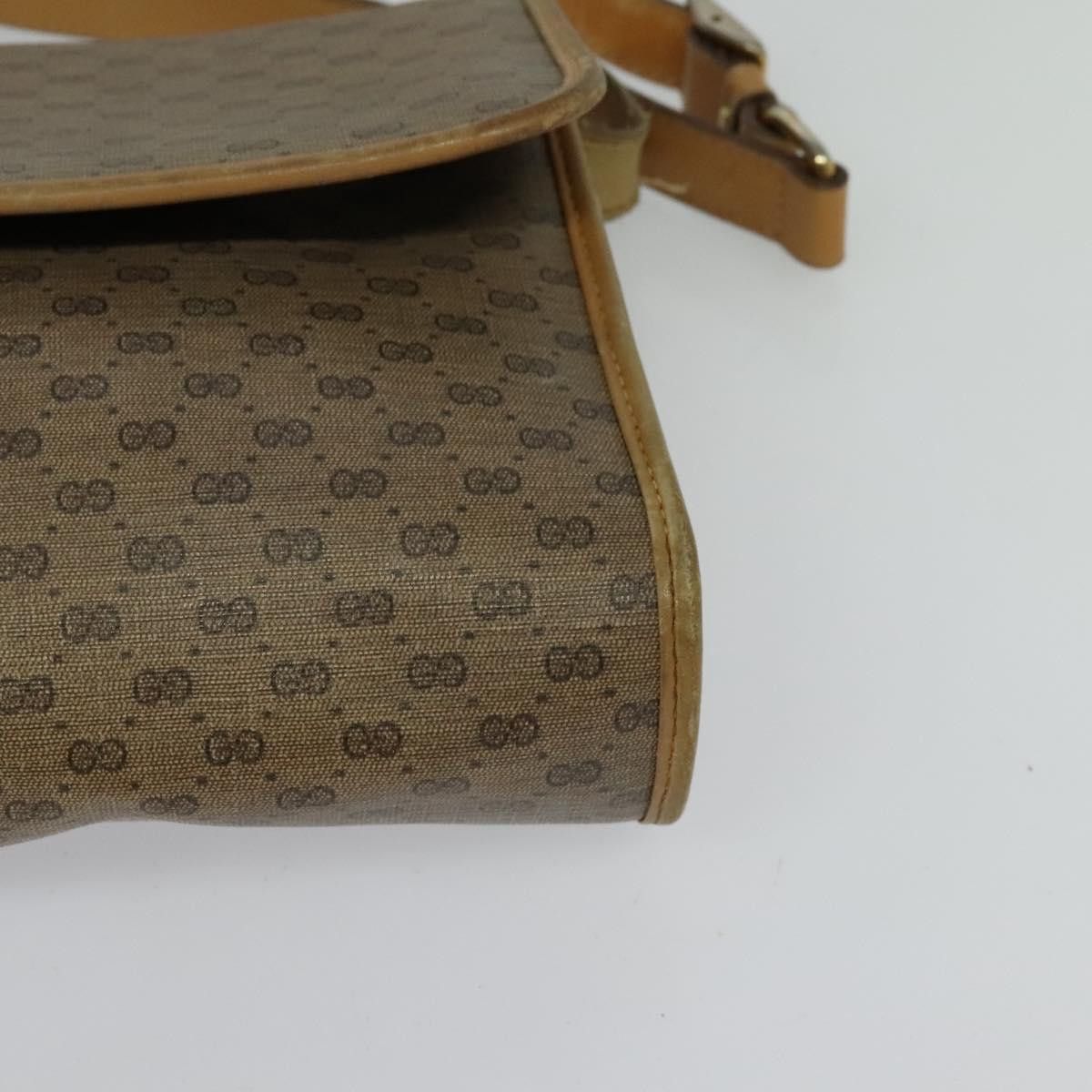 Gucci GUCCI Micro GG Supreme Shoulder Bag Pvc Beige Gold 001 115 Size ONE SIZE - 11 Thumbnail
