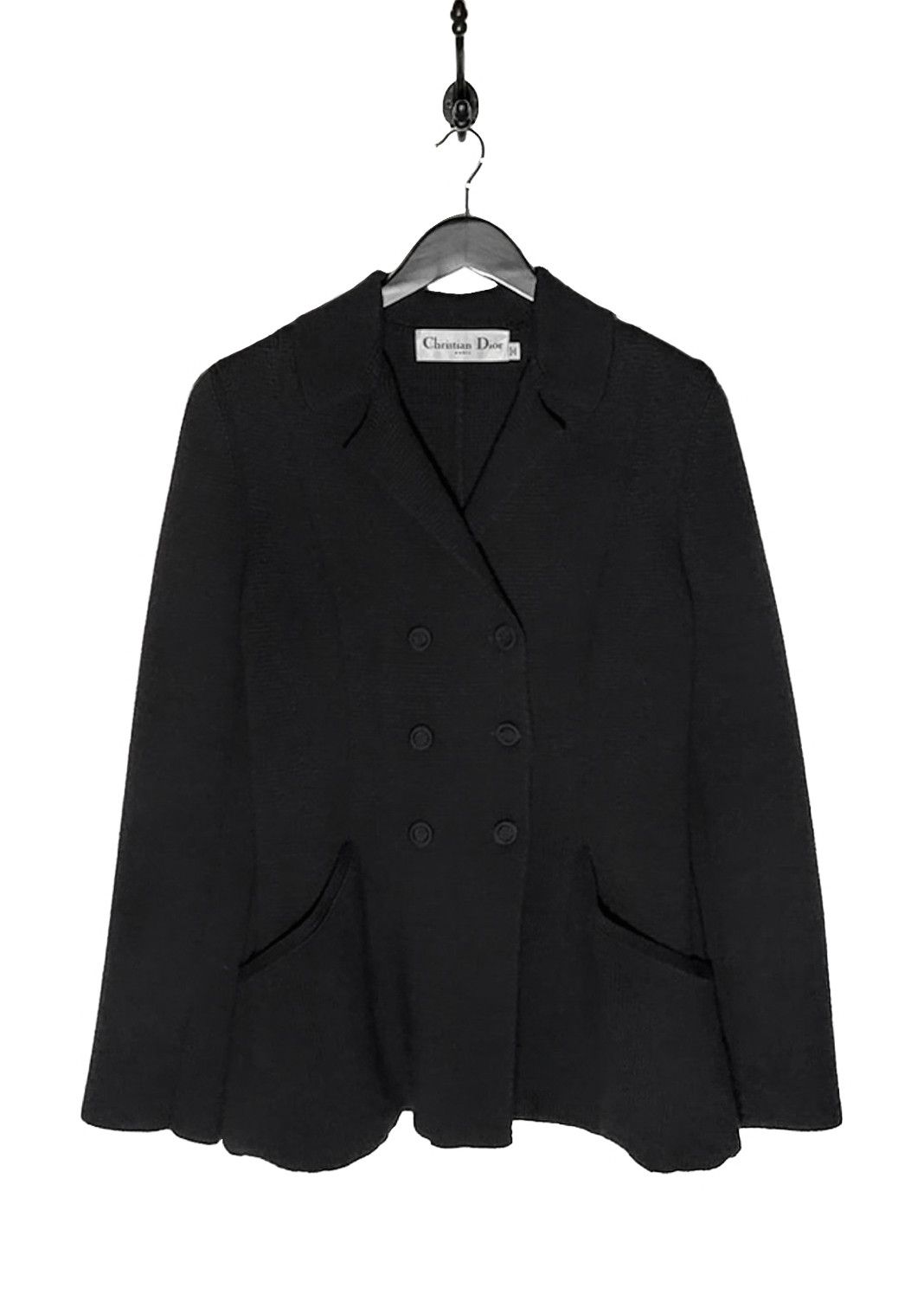 Dior Dior 30 Montaigne Bar Black Wool Knit Blazer Jacket Size M / US 6-8 / IT 42-44 - 1 Thumbnail