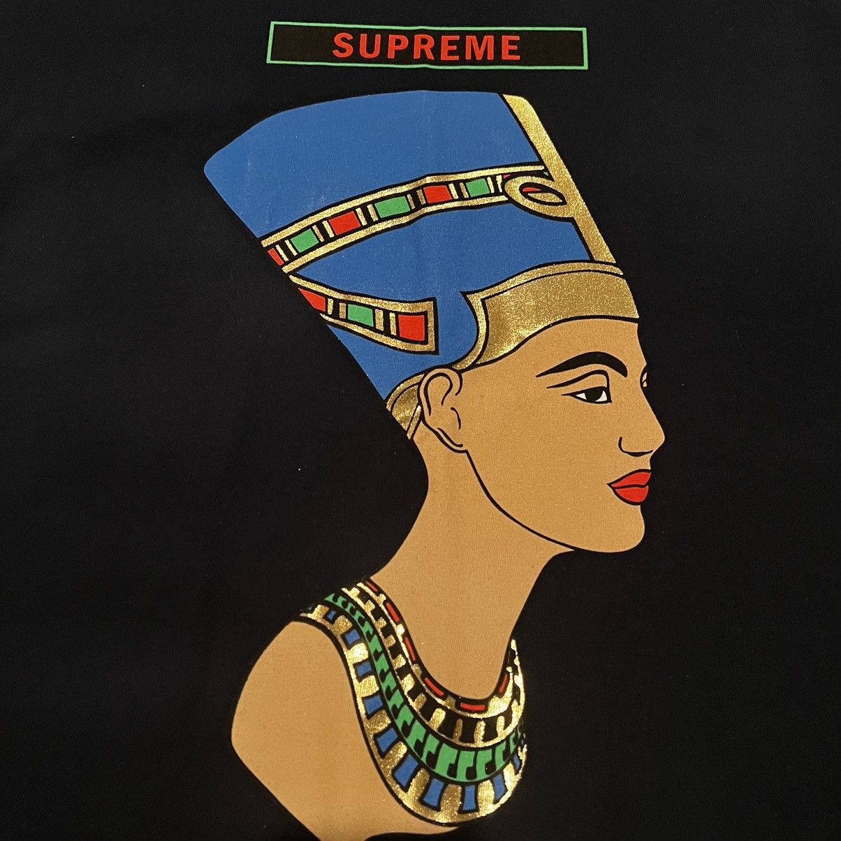 Supreme Supreme Nefertiti Tee Egypt tee Egyptian t shirt supreme Size US L / EU 52-54 / 3 - 6 Thumbnail