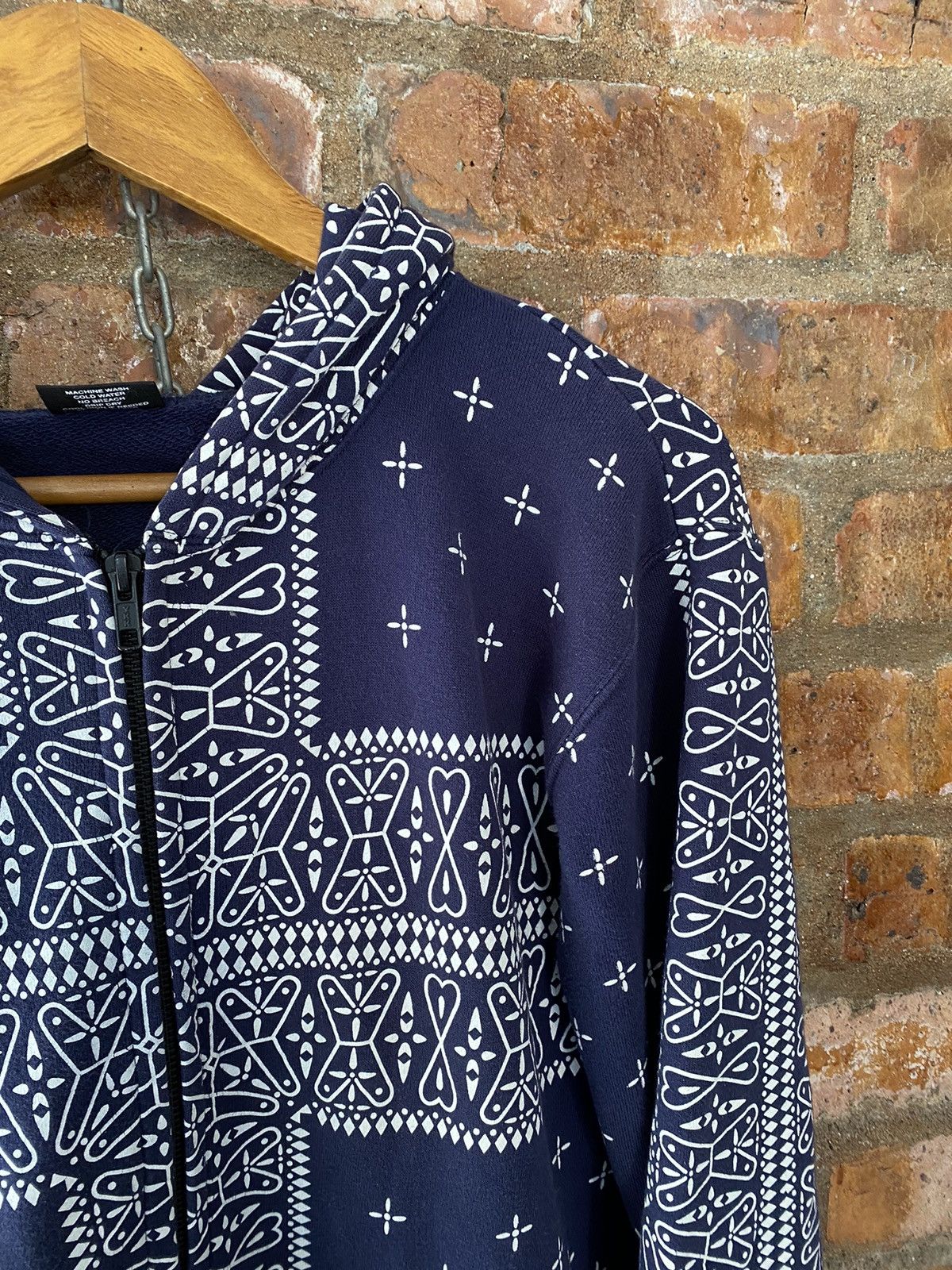 Bounty Hunter × Japanese Brand 2000s Bounty Hunter paisley kapital zipper hoodie Size US M / EU 48-50 / 2 - 5 Thumbnail