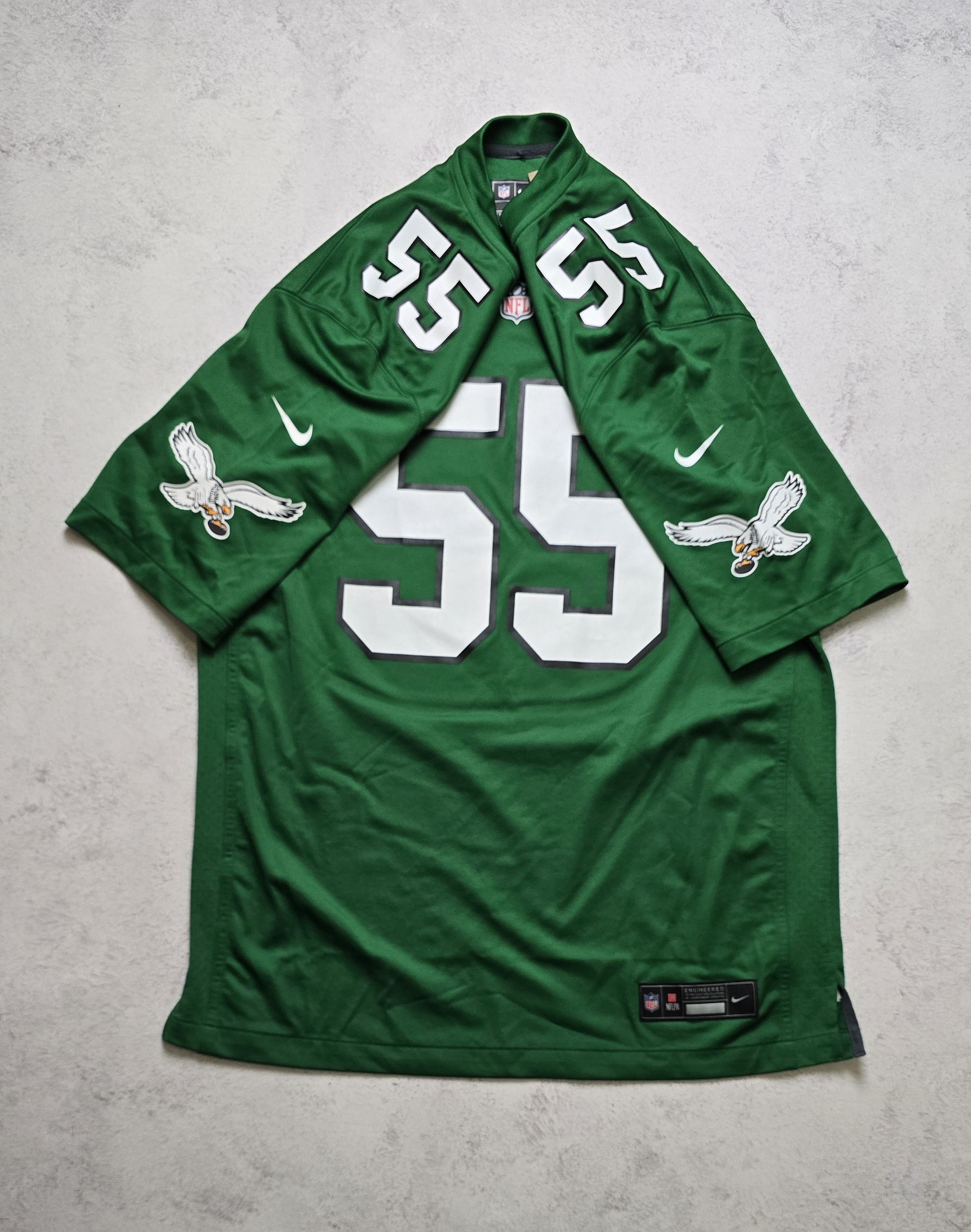 Nike Brandon Graham #55 Eagles Alternate Game Jersey Kelly Green Size US L / EU 52-54 / 3 - 2 Thumbnail