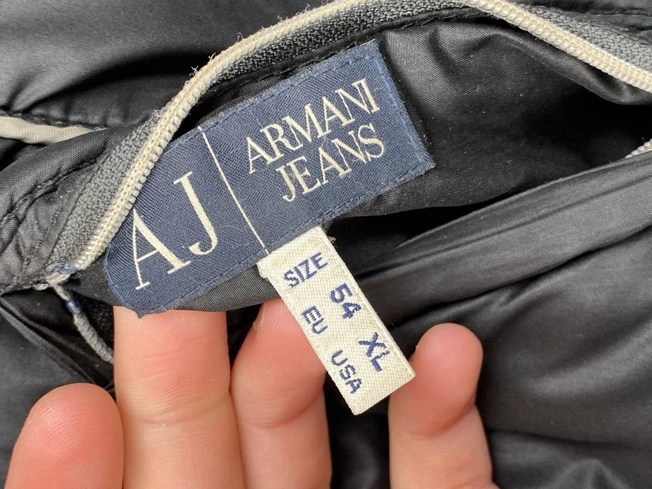 Armani Vintage Armani Jeans Reversible Down Jacket 90s AJ Size US XL / EU 56 / 4 - 14 Thumbnail
