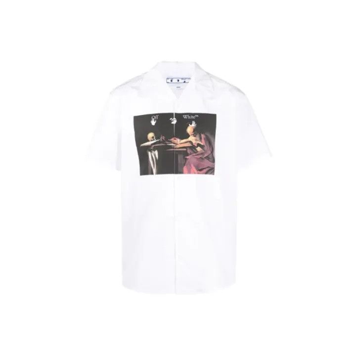 Off-White Off-White SS21 Caravaggio Holiday Short Sleeve Shirt 0079 Size US S / EU 44-46 / 1 - 1 Thumbnail