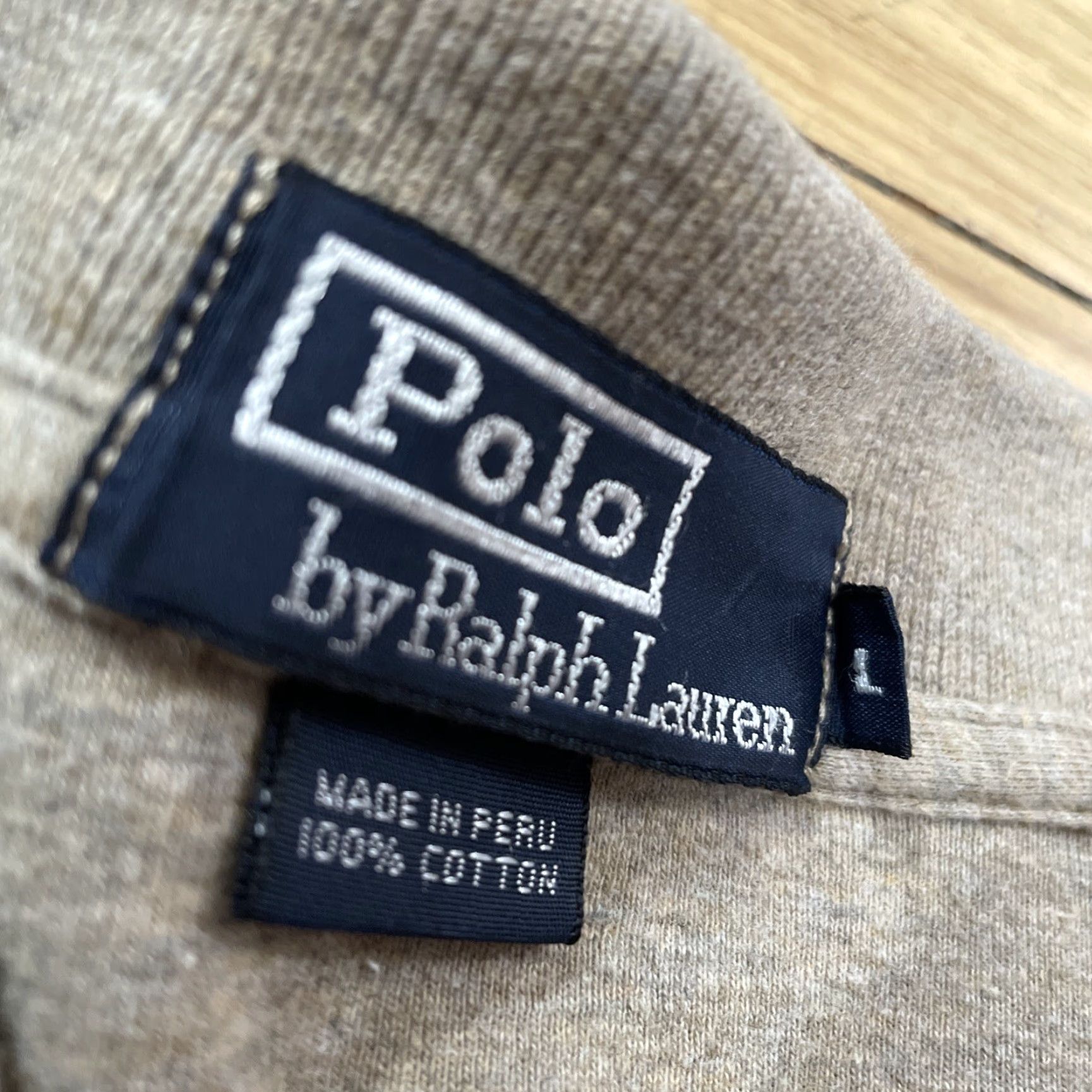 Polo Ralph Lauren VINTAGE Polo Ralph Lauren Mens L Brown Tan Western Rugby Pocket Collared Polo Shirt L Size US L / EU 52-54 / 3 - 5 Thumbnail