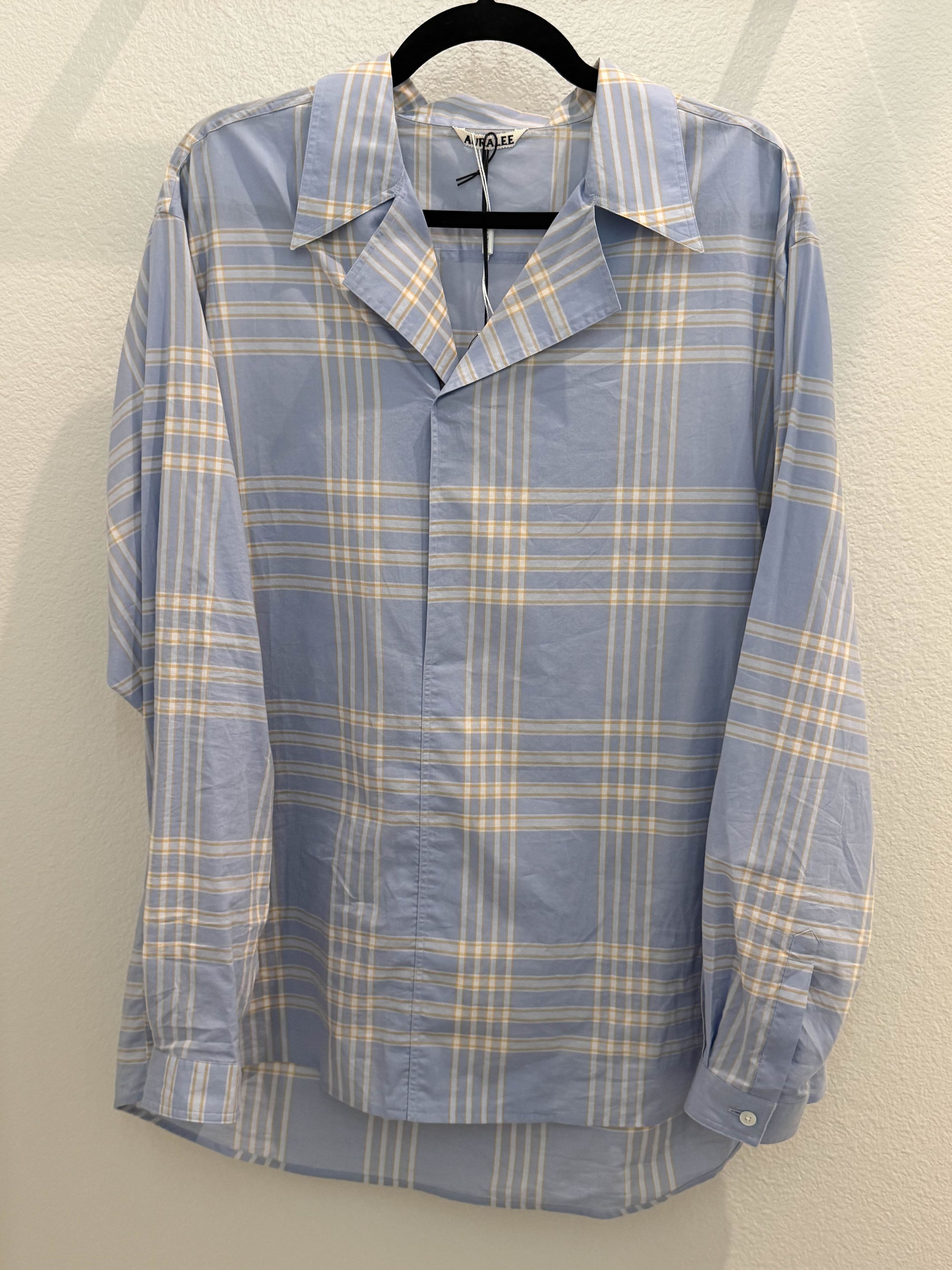 Auralee AURALEE: Finx Shuttle Ox Shirt - Size 4 | Grailed