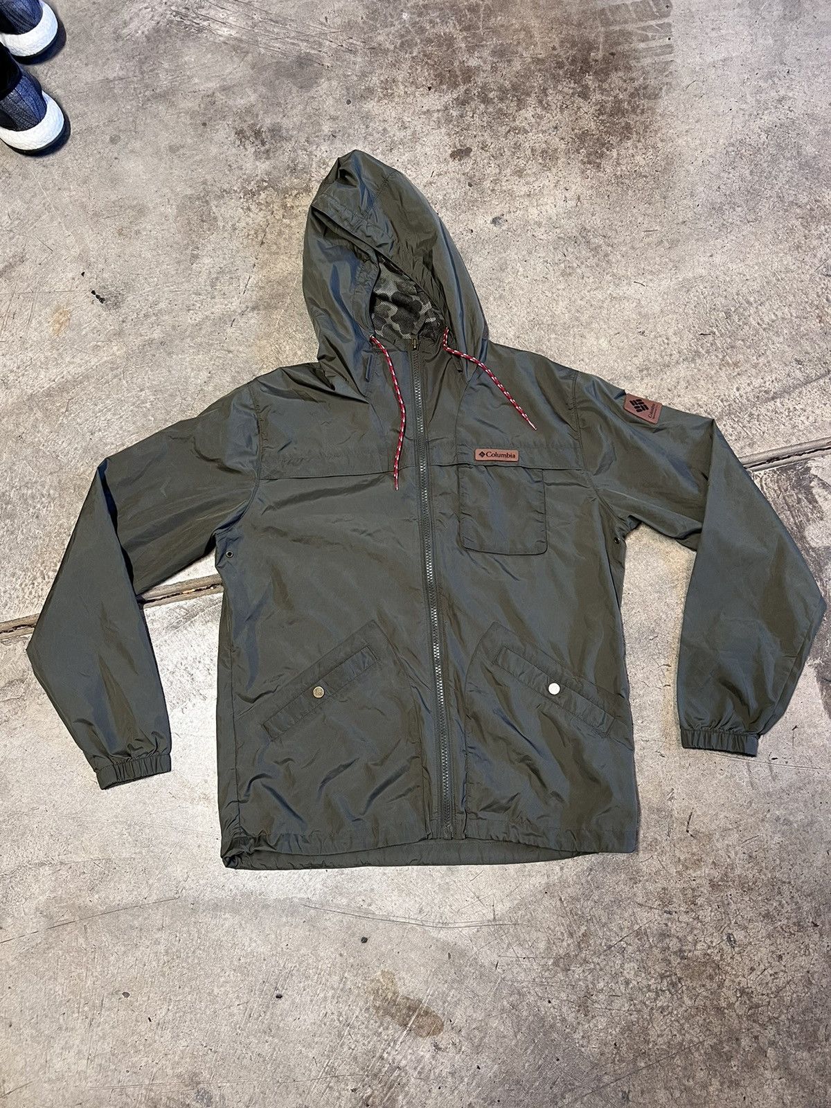Columbia Columbia Olive Green Windbreaker Size US M / EU 48-50 / 2 - 1 Thumbnail