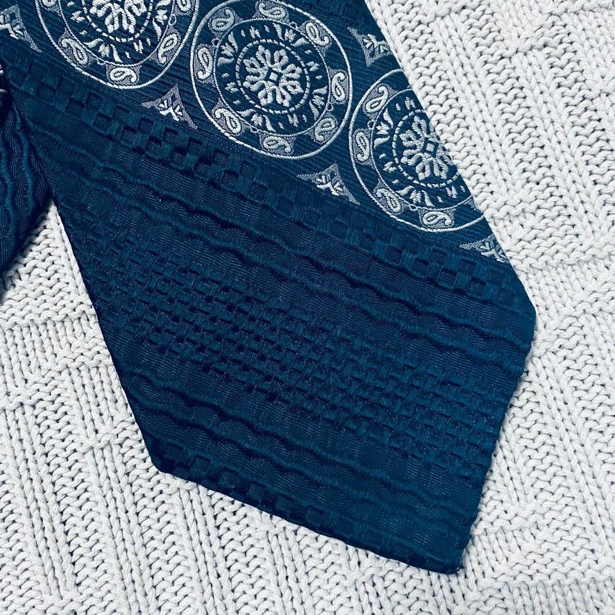 Vintage Vintage Ohrbach's navy textured wide tie Size ONE SIZE - 2 Thumbnail