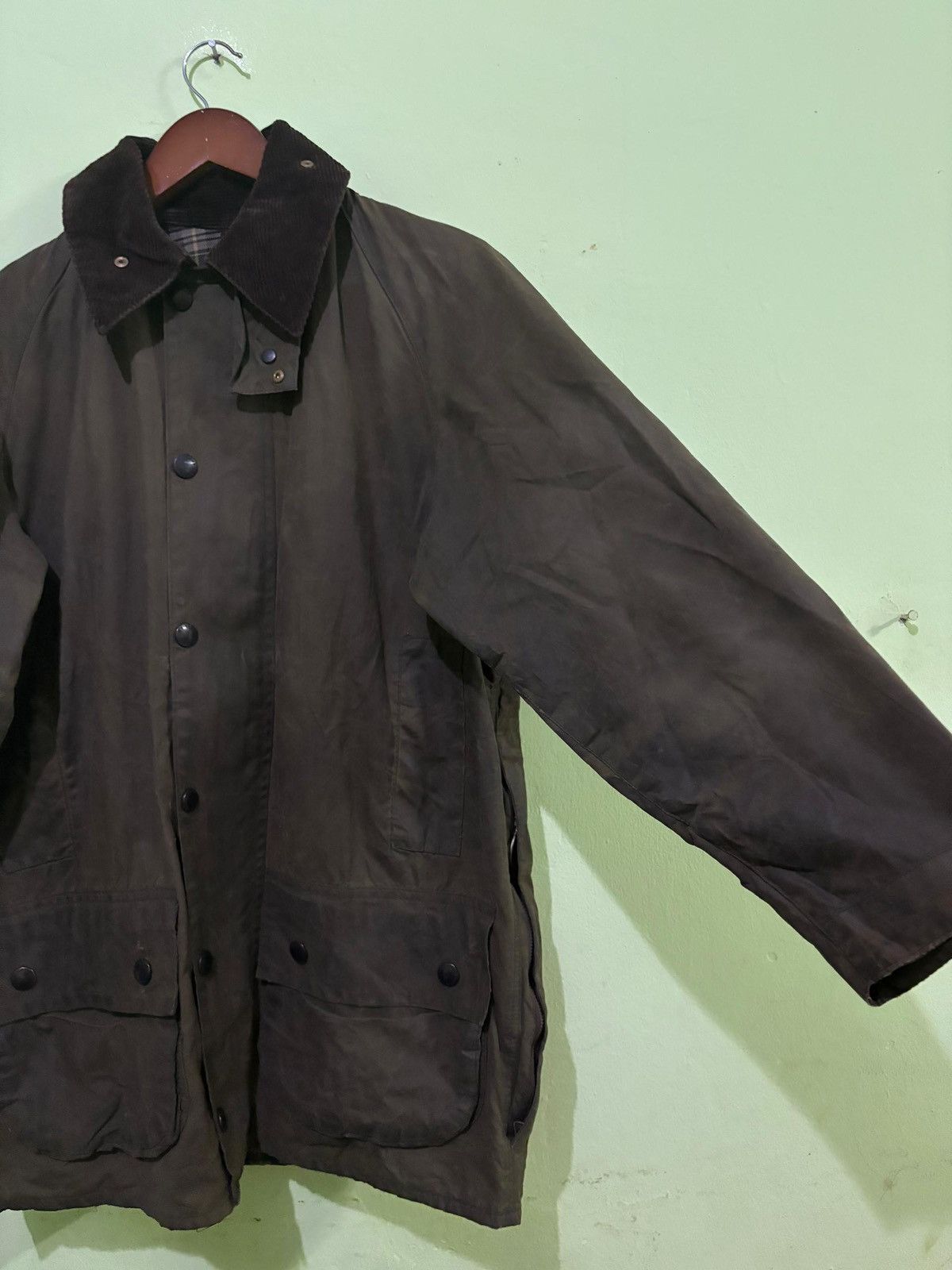 Barbour VTG Barbour Beaufort Waxed Hunting Jacket Design Size US M / EU 48-50 / 2 - 3 Thumbnail
