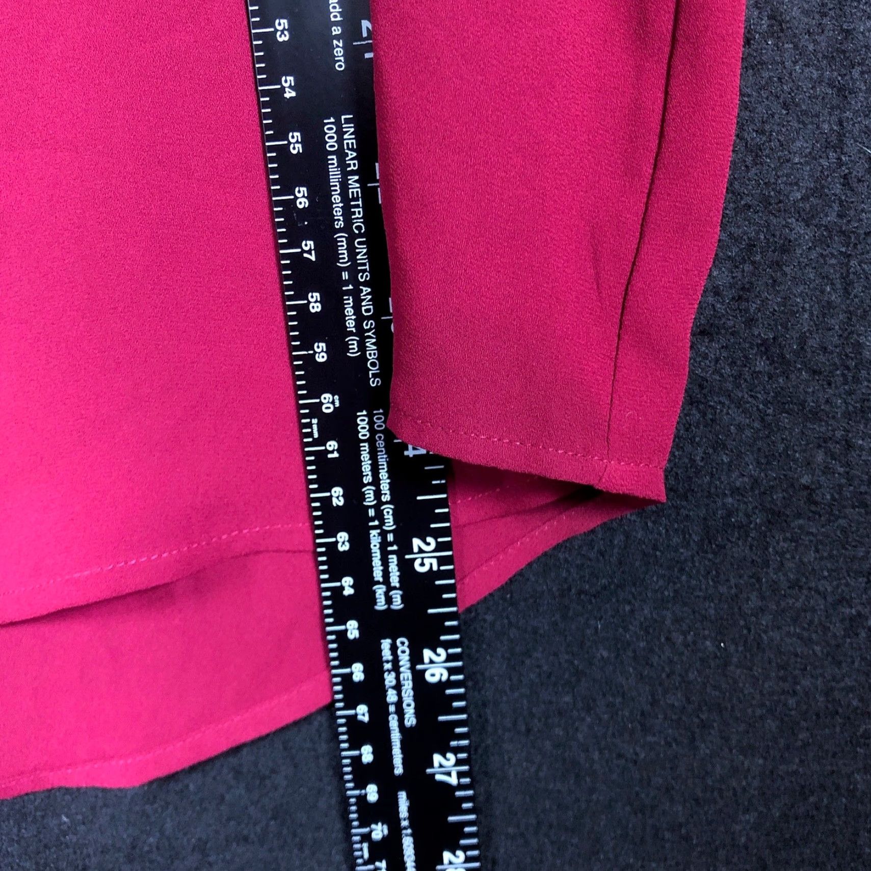 Loft LOFT Blouse Purple Long Sleeve Round Neck Stretch Small Womens Shirt Regular Size S / US 4 / IT 40 - 7 Thumbnail