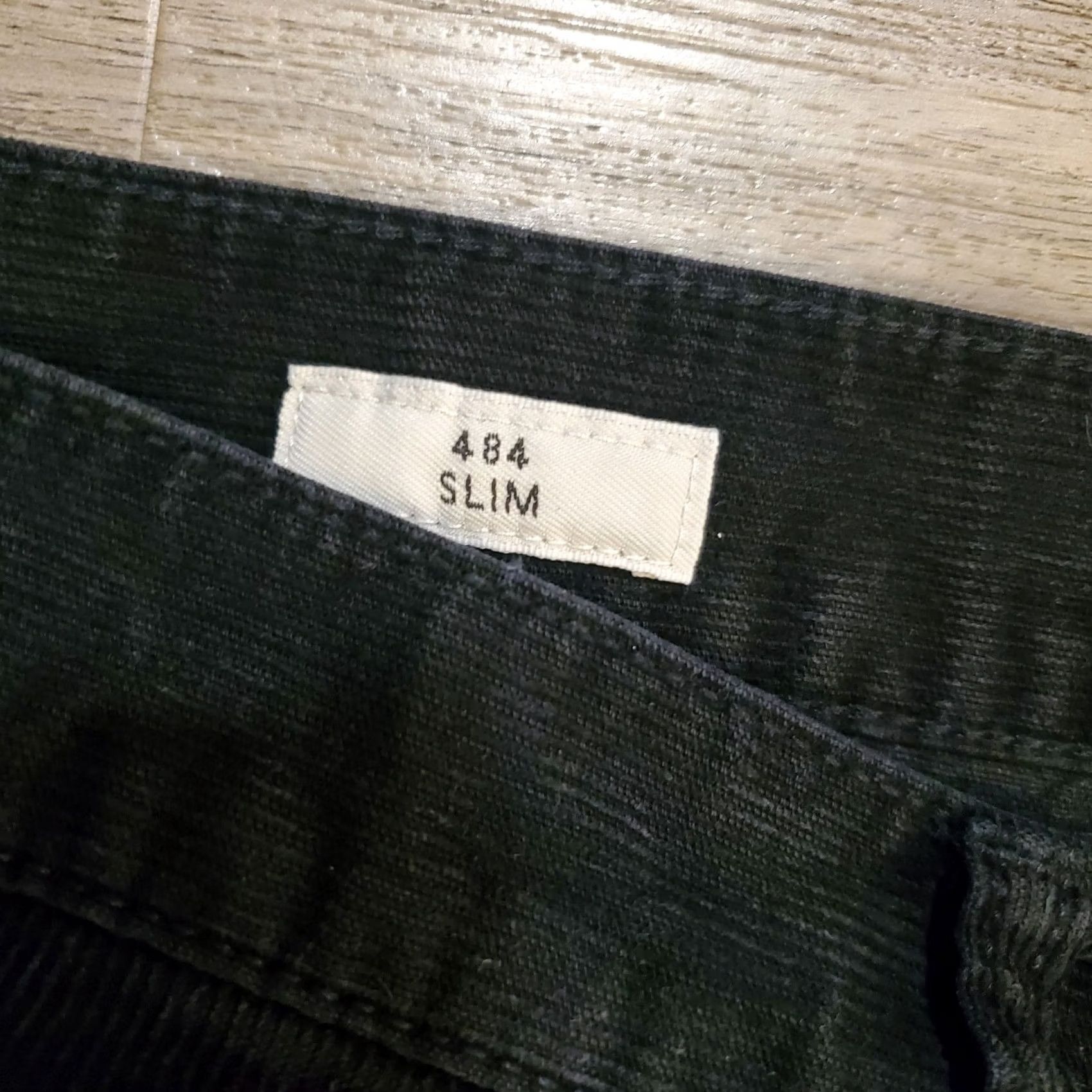 J.Crew J Crew 484 Pants Mens 30x28 Black Corduroy Slim Fit Cotton Stretch Casual G7128 Size US 30 / EU 46 - 5 Thumbnail