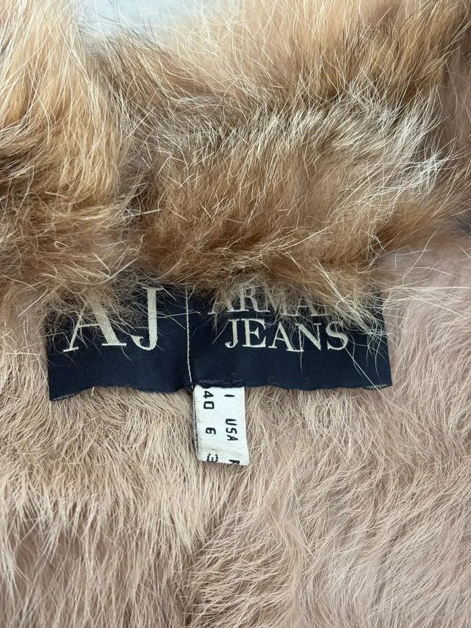 Armani 2000s Armani Beige Fur Lined Leather Jacket Size M / US 6-8 / IT 42-44 - 9 Thumbnail