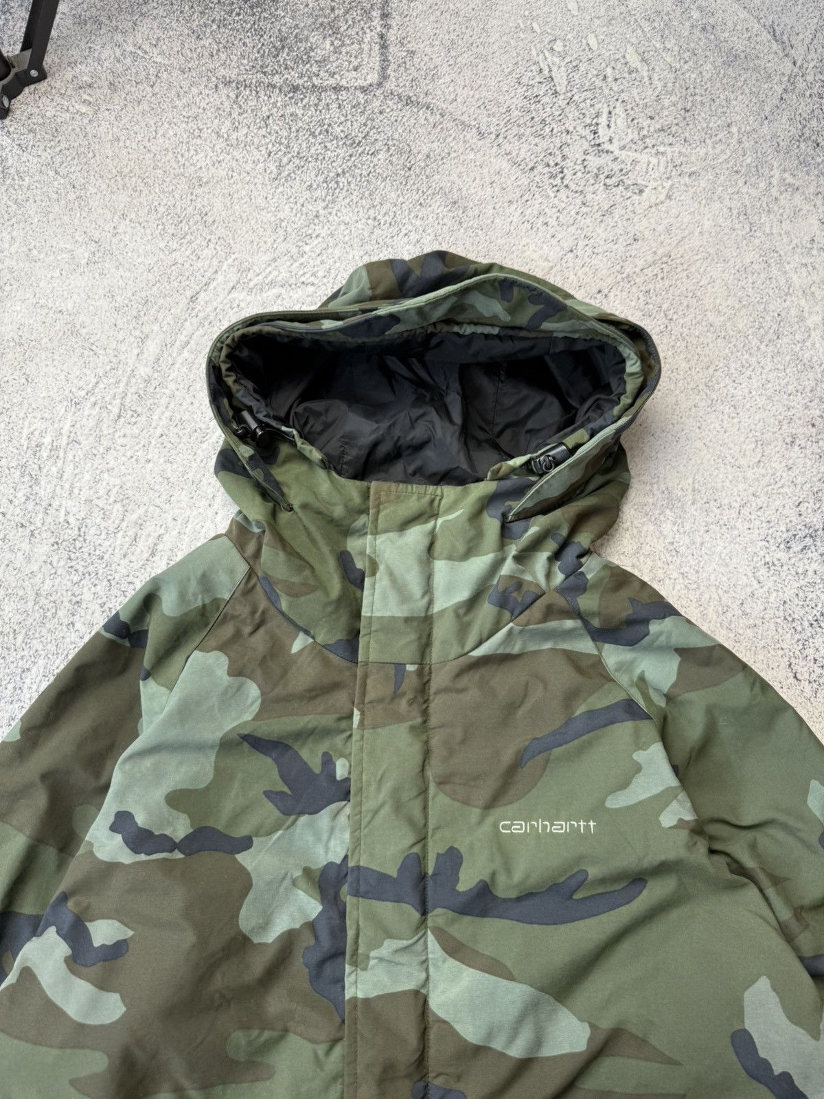 Carhartt Vintage: Carhartt Wax Camo Jacket Y2K Size US S / EU 44-46 / 1 - 15 Thumbnail